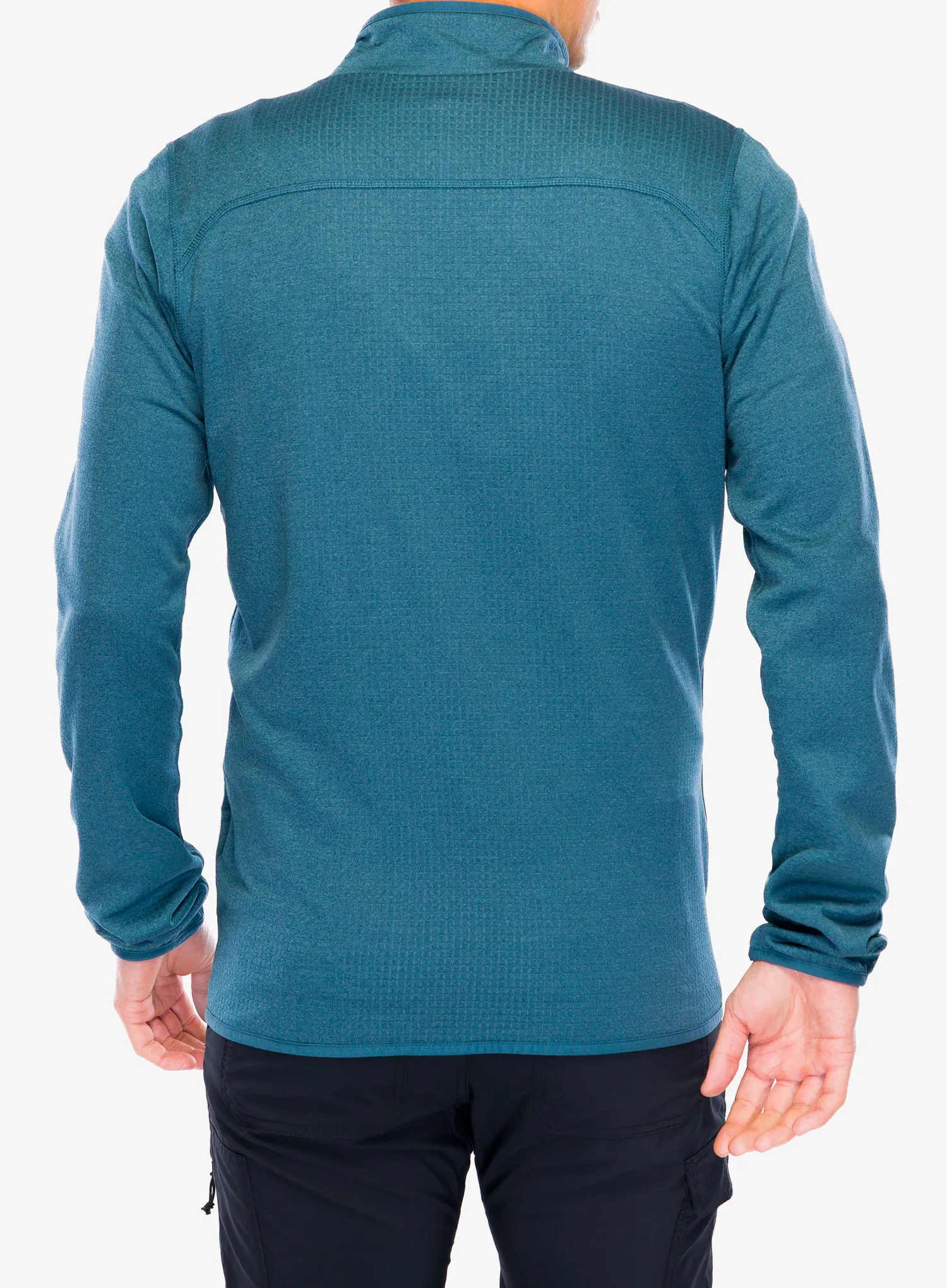 Columbia Essential Hike Grid Fleece Full Zip Férfi pulóver - everblue