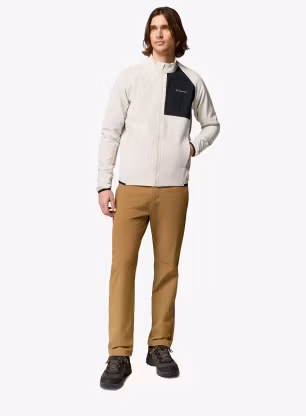 Columbia Superior Summit Grid Full Zip Férfi pulóver - dark stone