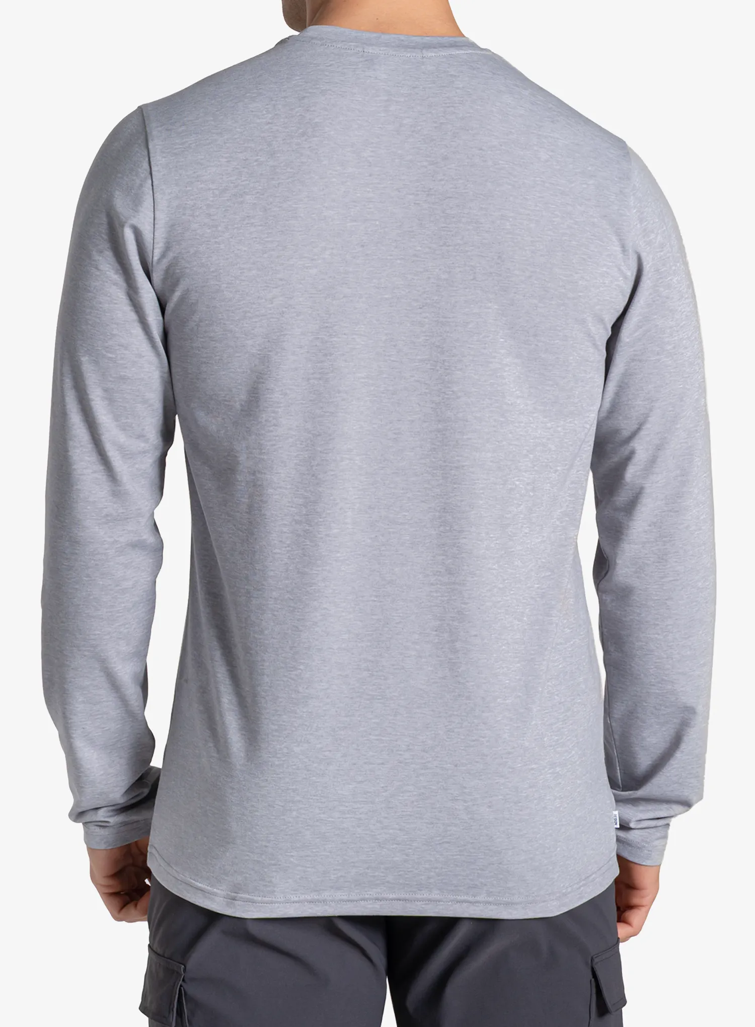 Craghoppers NosiLife Abel LS T-Shirt Férfi pulóver - soft grey marl
