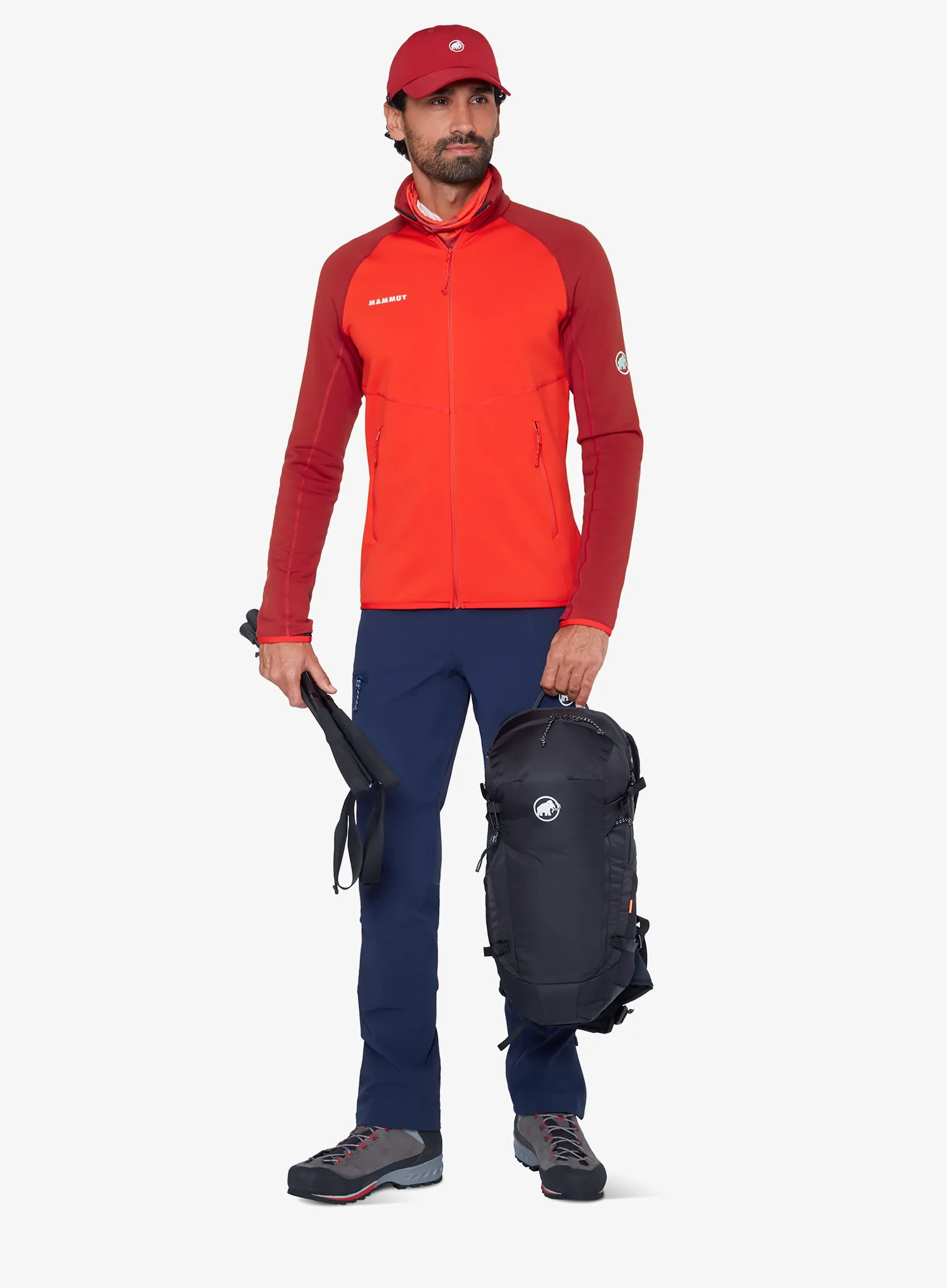 Mammut Aconcagua ML Jacket Férfi pulóver - red/dark red