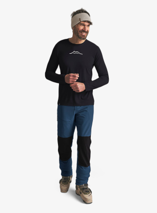 Ortovox 150 Cool Mountain Ls Férfi pulóver - black raven