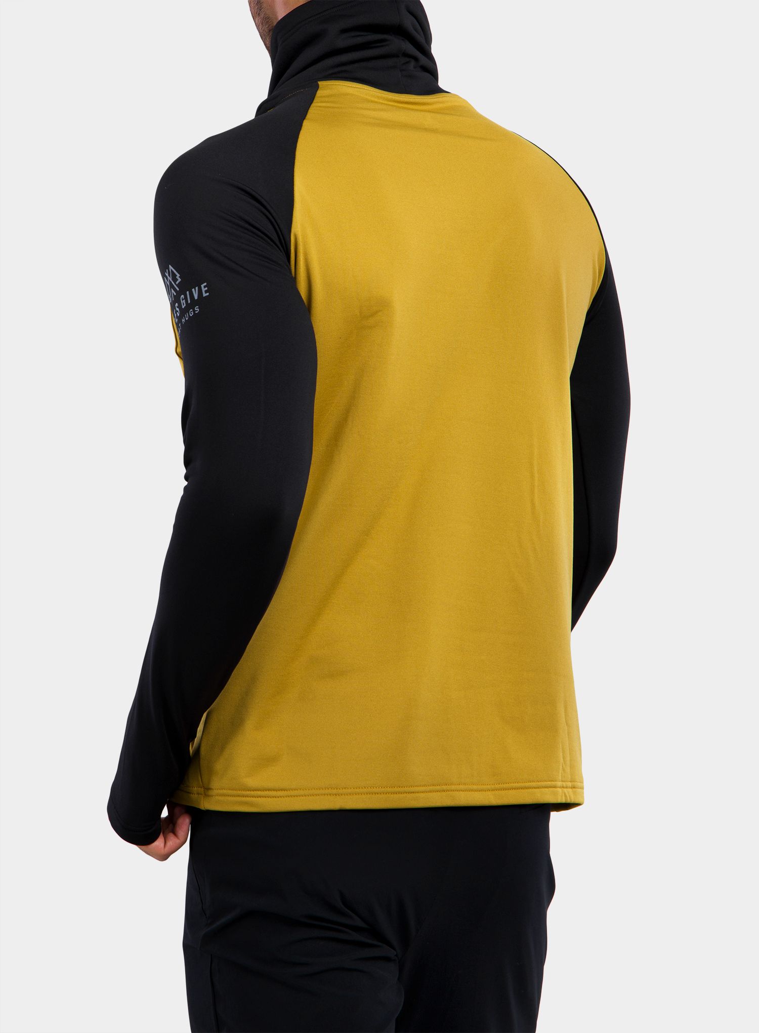 Sensor Thermo Sweatshirt Felső - mustard/black