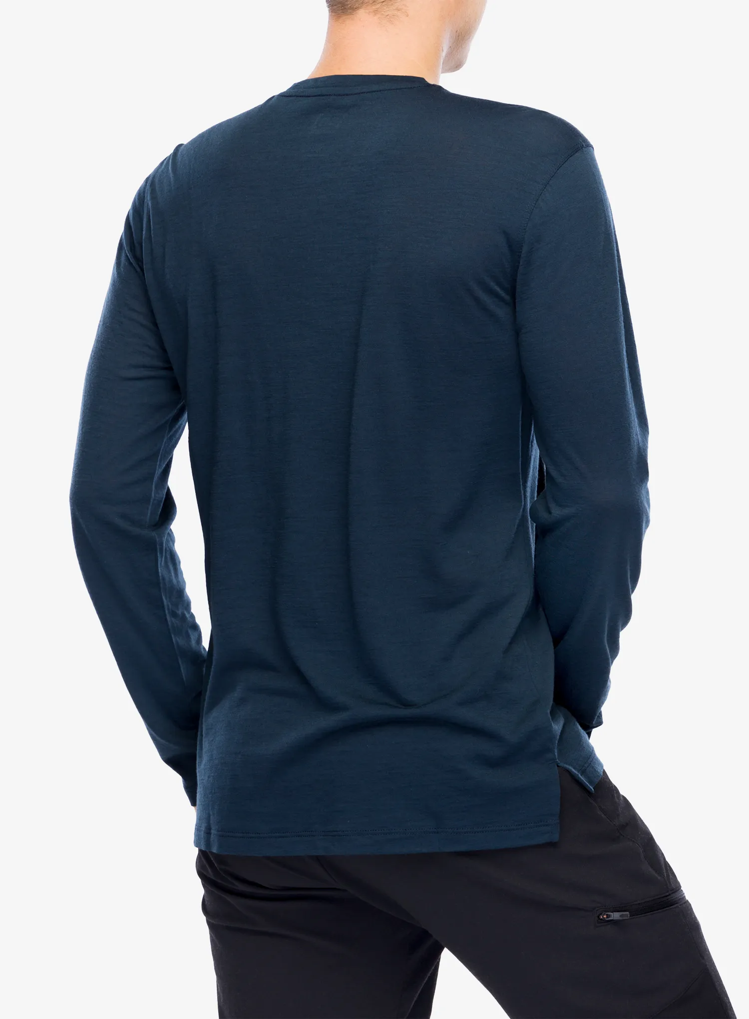 Super.natural 2 Pitch Ls Férfi pulóver - blueberry/various