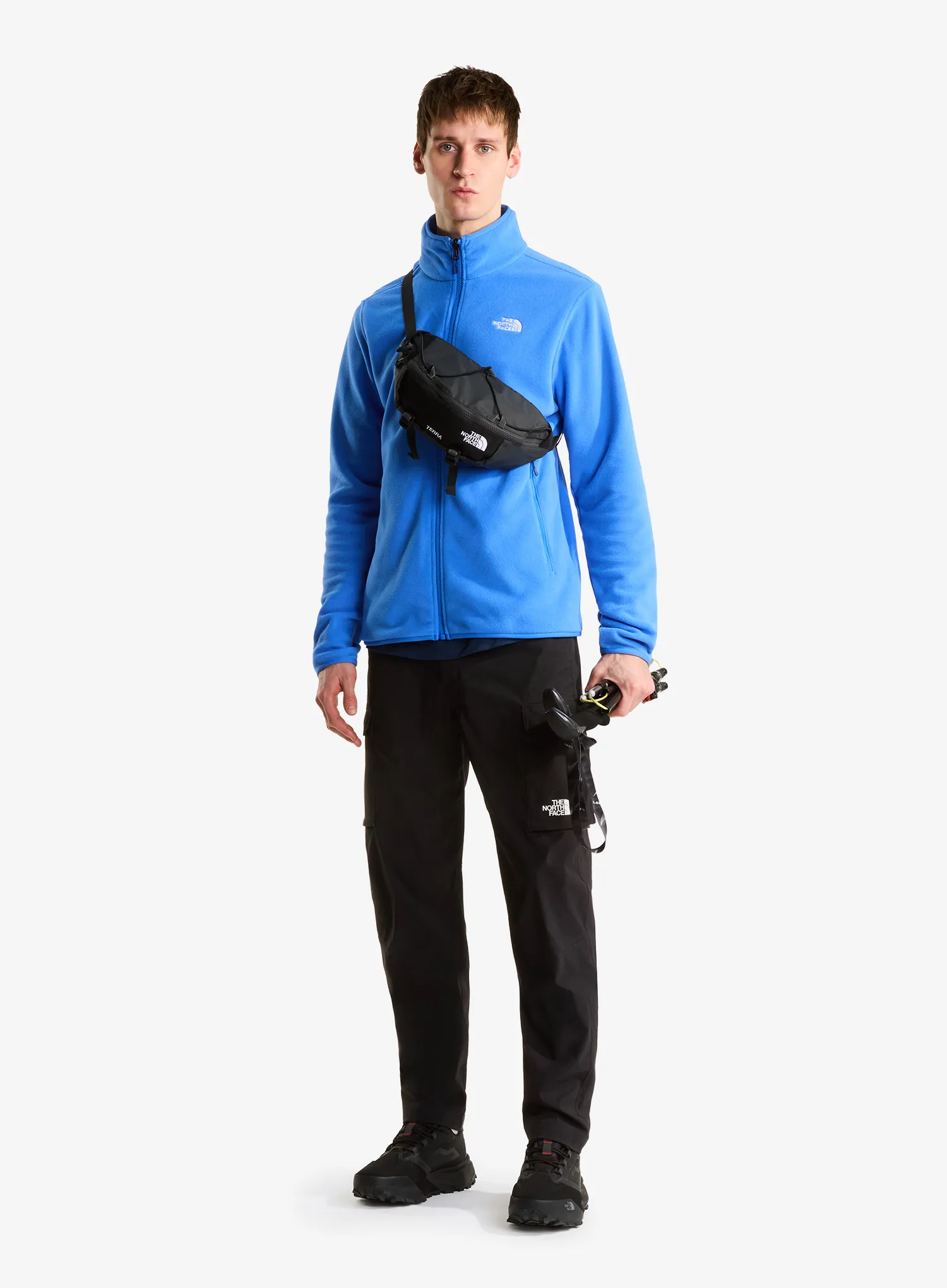 The North Face Glacier Fleece Jacket Férfi pulóver - active blue