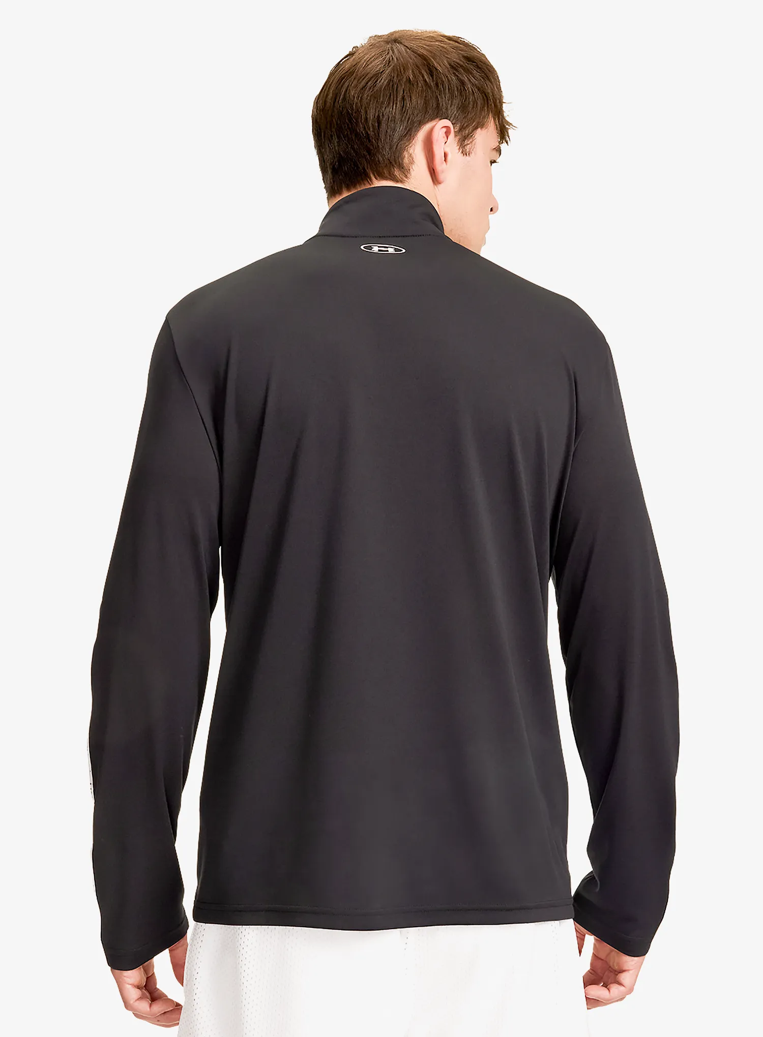 Under Armour Tech Taping 1/2 Zip Férfi pulóver - black/white/white