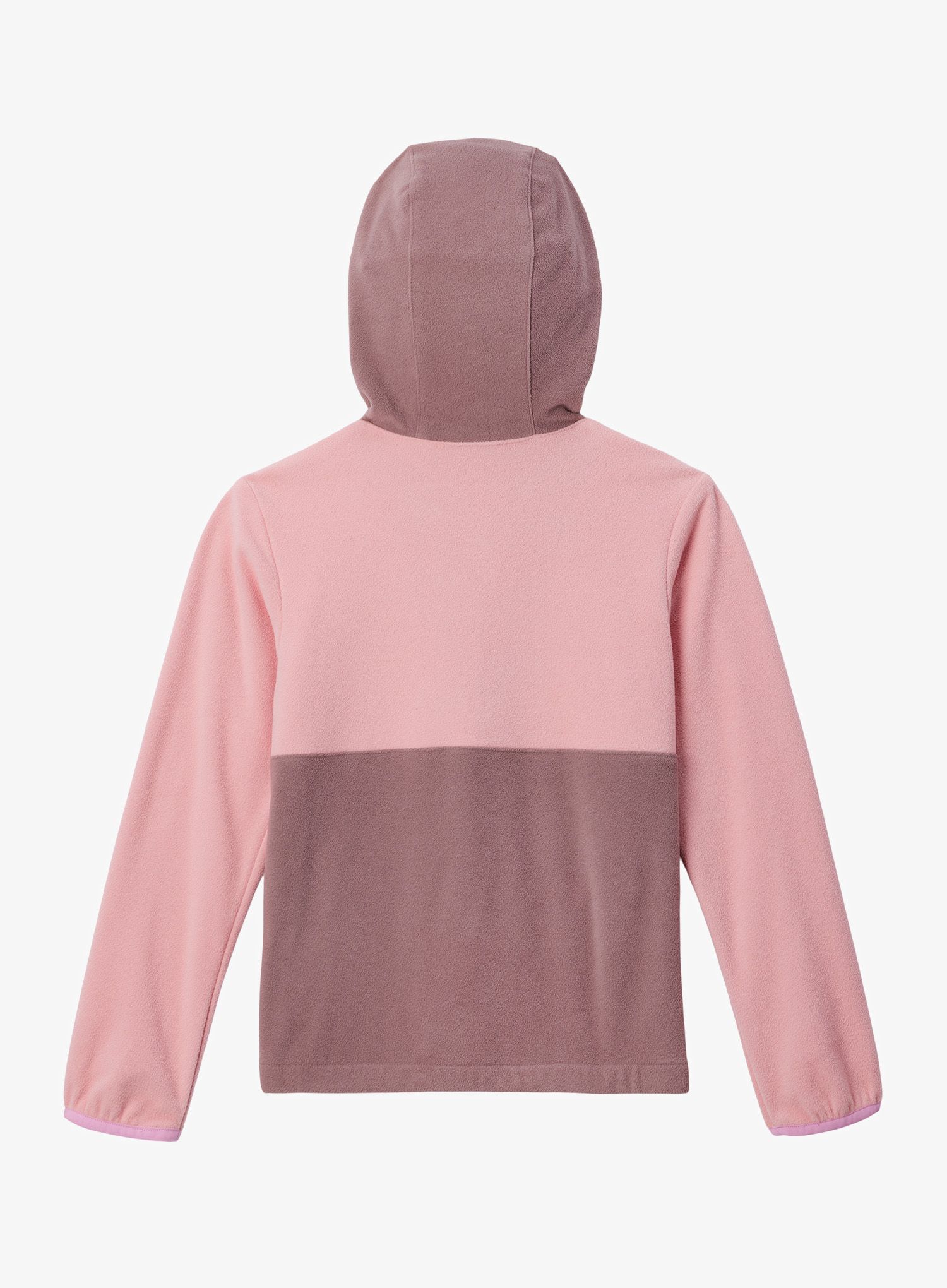 Columbia Back Bowl Lite Half Zip Hoodie Fiú pulóver - salmon rose/fig/cosmos