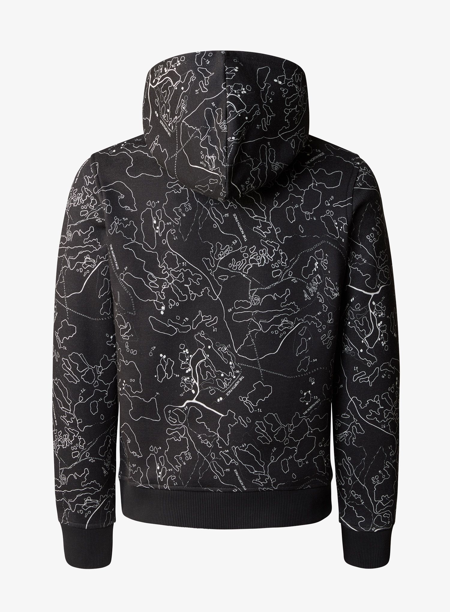 The North Face Drew Peak P/O Hoodie Print Fiú pulóver - asphalt grey