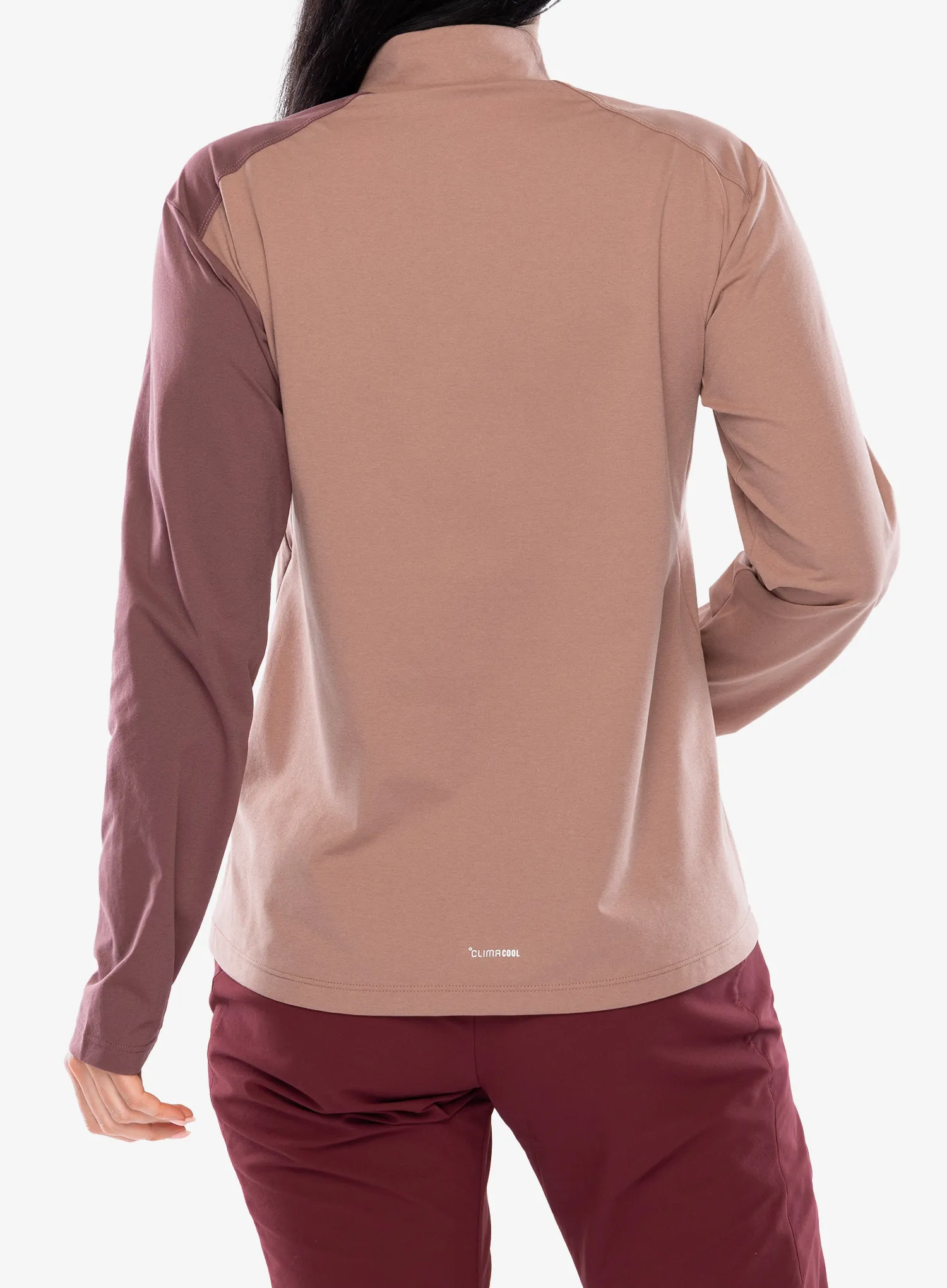 adidas TERREX Multi Half Zip Longsleeve Női felső - warm clay