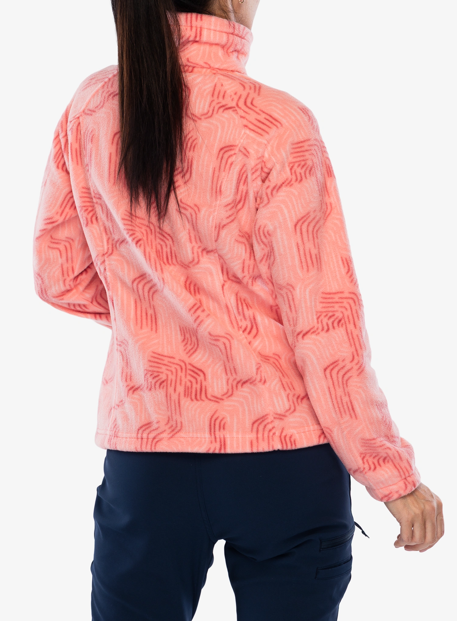 Columbia Benton Springs Printed Full Zip Női pulóver - alpenglow flowfalls