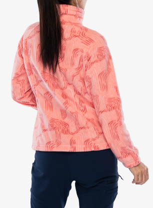 Columbia Benton Springs Printed Full Zip Női pulóver - alpenglow flowfalls