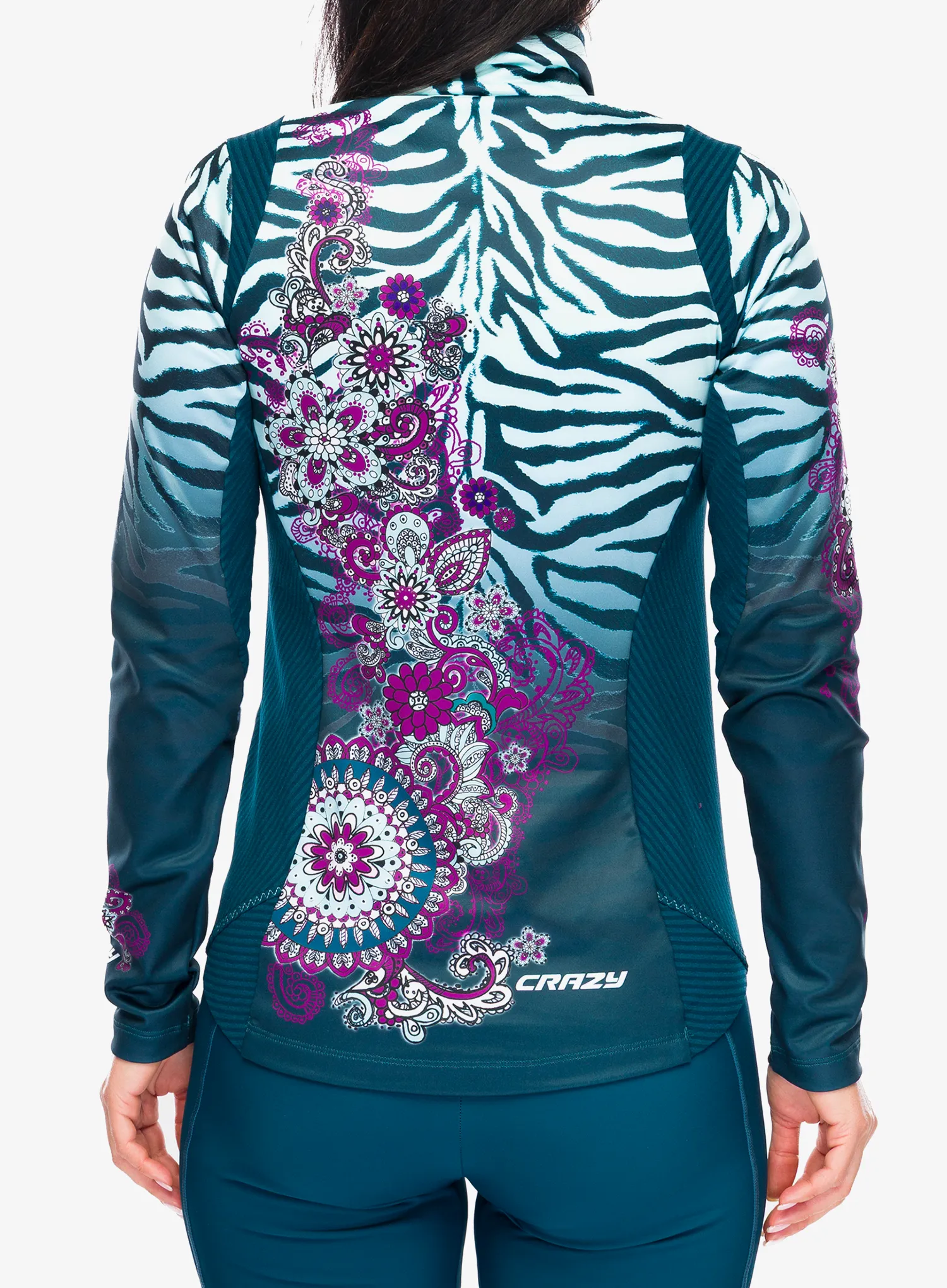Crazy Pull Wonder Magic Női pulóver - black/zebra