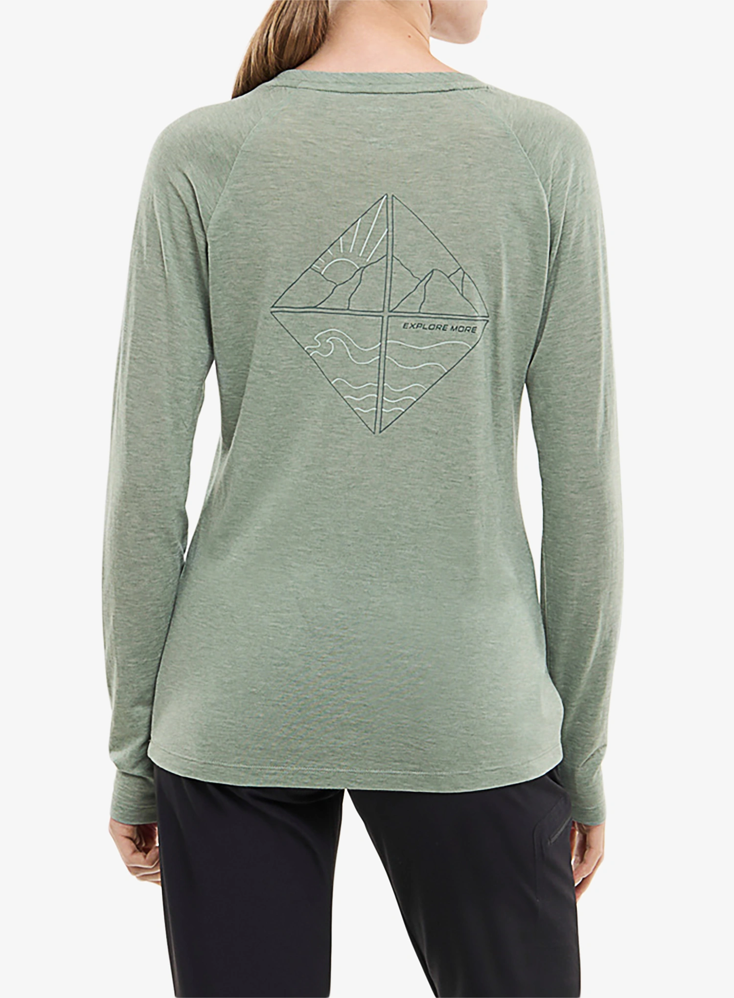 Viking Longsleeve Andali Női pulóver - green