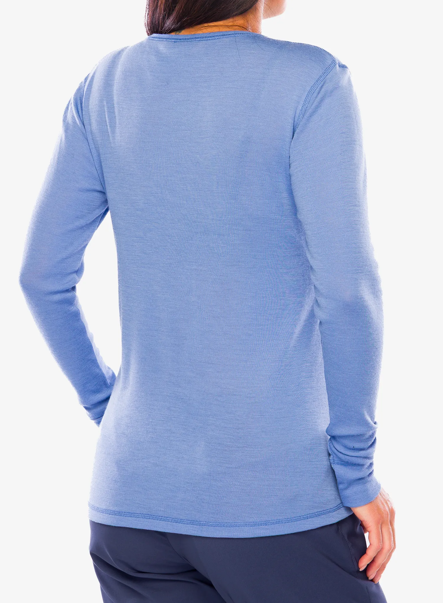 Dovre 100% Merino Wool LS Női felső - blue