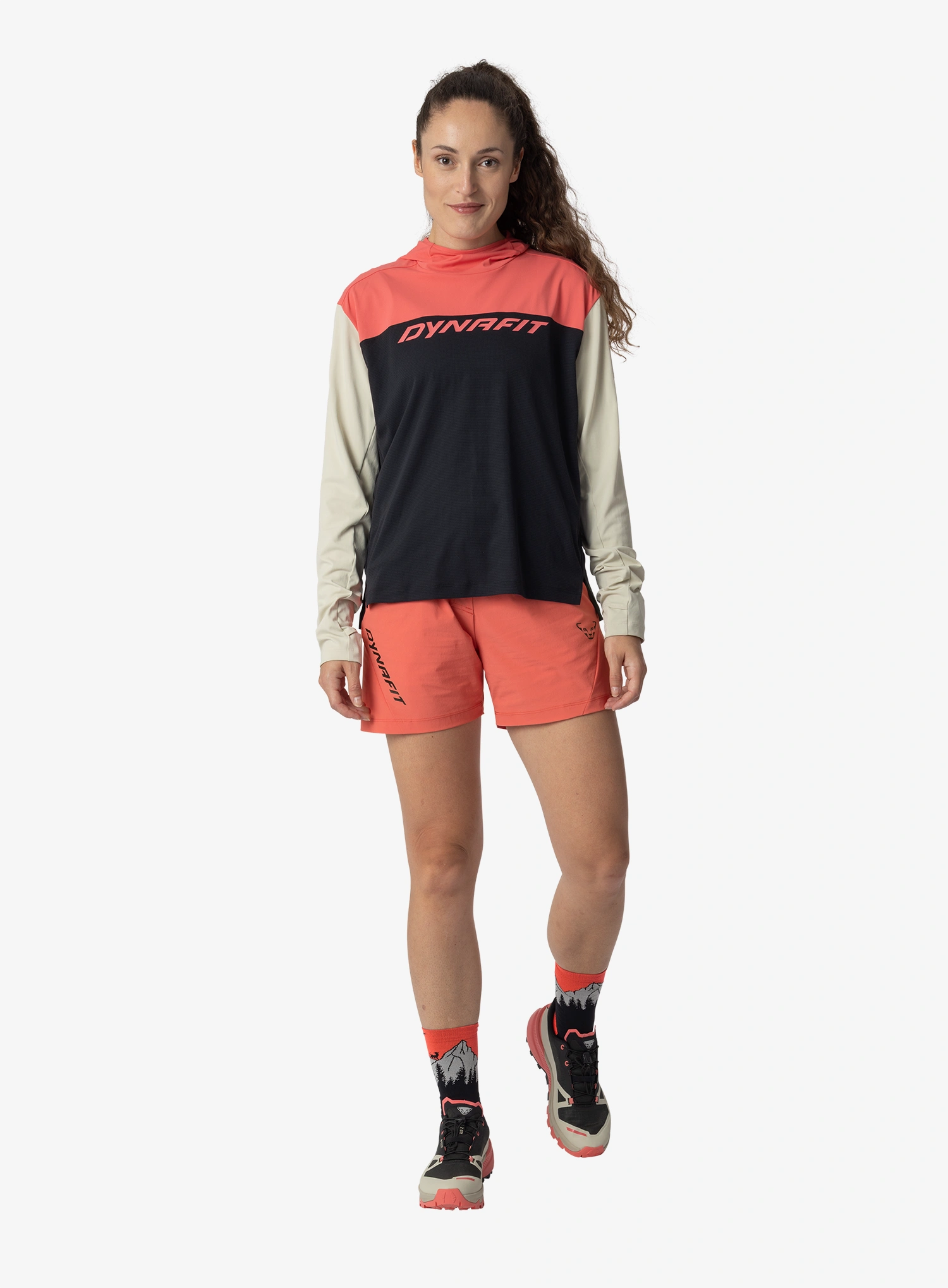 Dynafit Traverse Sun Hoody Női felső - black out/cabana