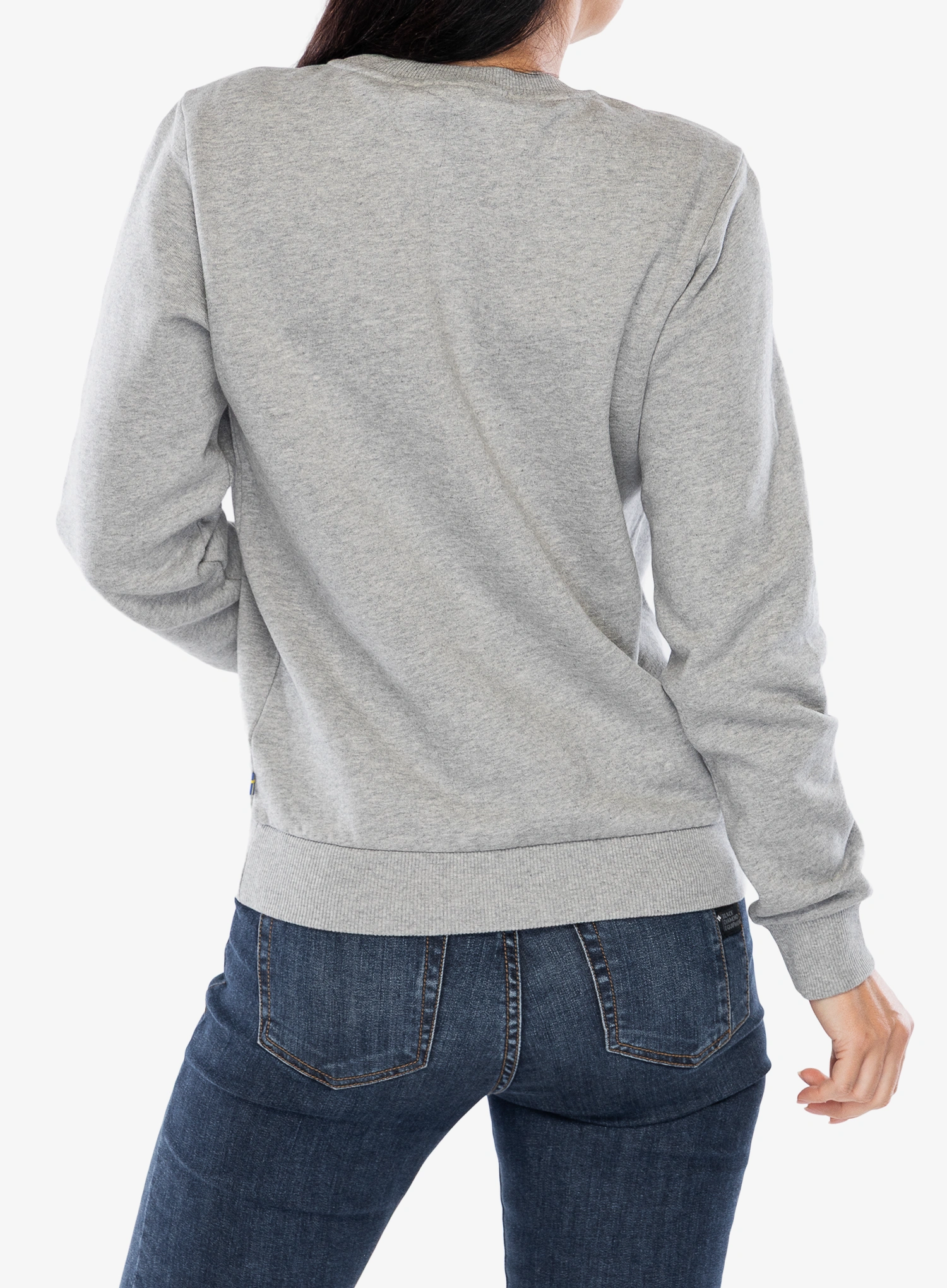 Fjallraven Logo Sweater Női Felső - grey melange