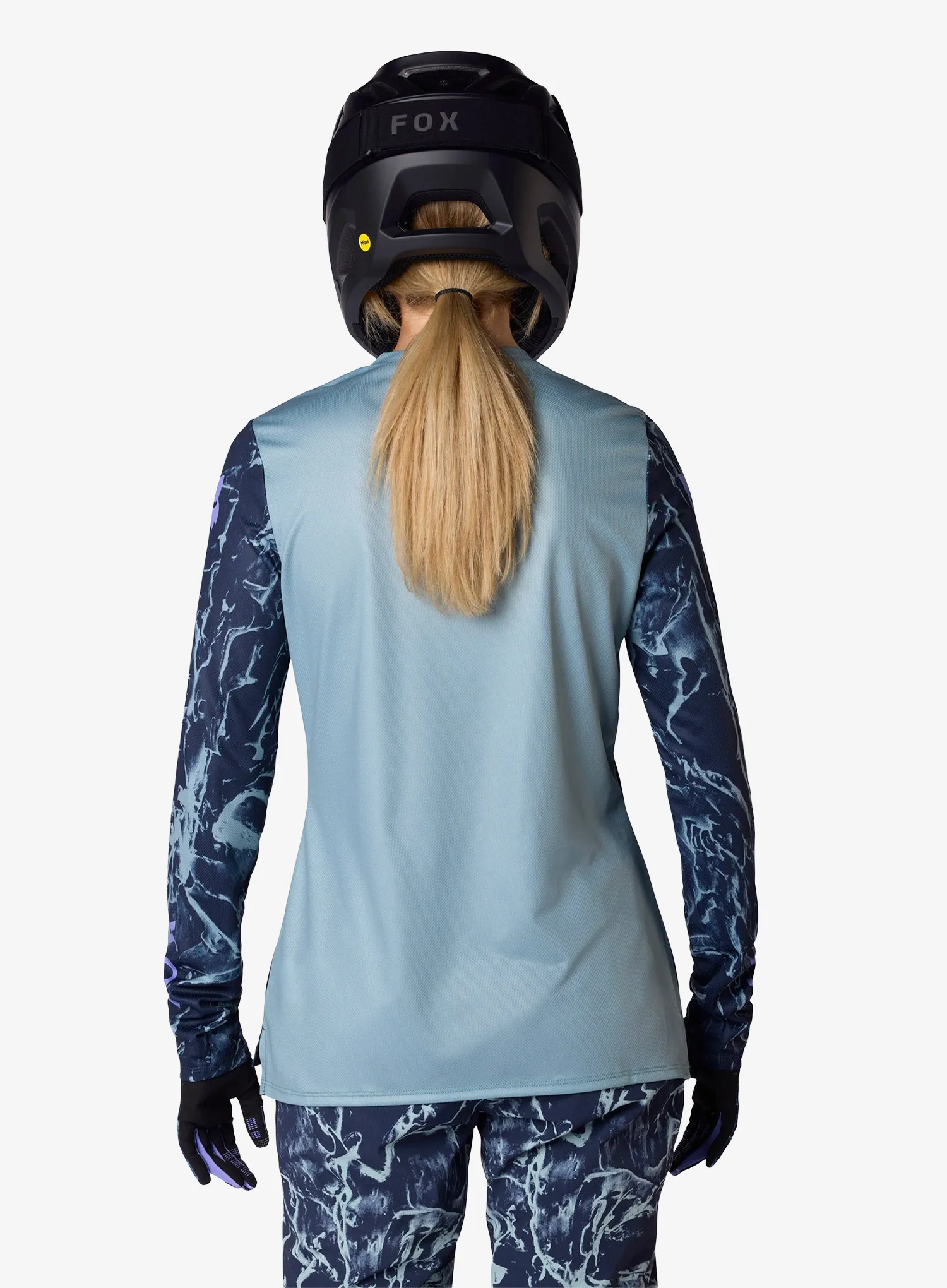 Fox Ranger LS Jersey Img Print Női felső - arctic blue
