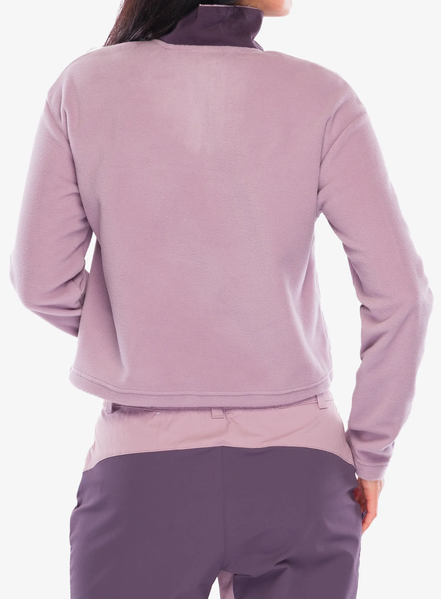 Helly Hansen Daybreaker Cropped Fleece Női felső - purple clay