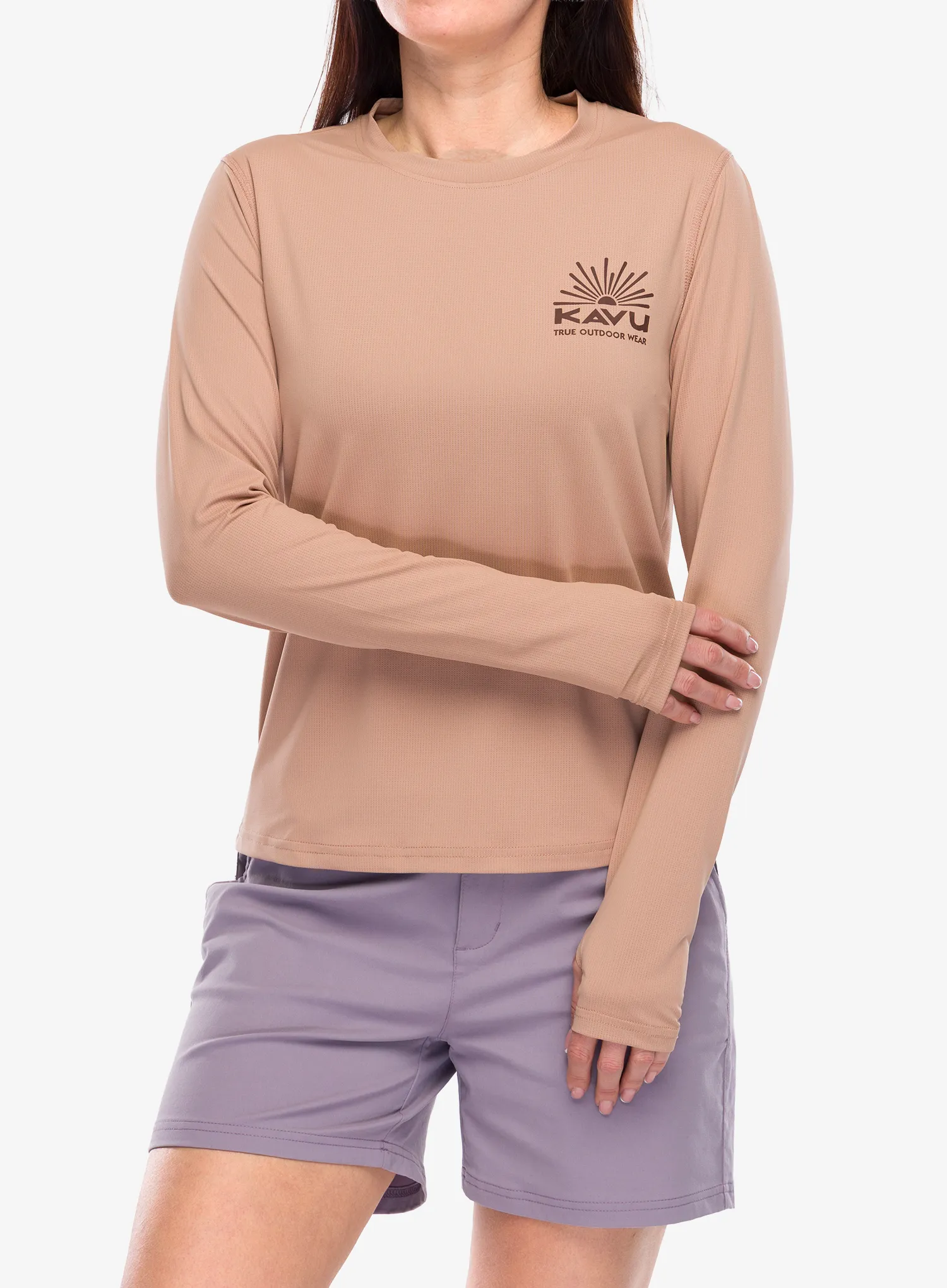 Kavu Sunlite Crew Női felső - burnt sugar
