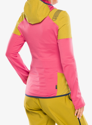 La Sportiva Session Tech Hoody Női felső - savana/rosebay