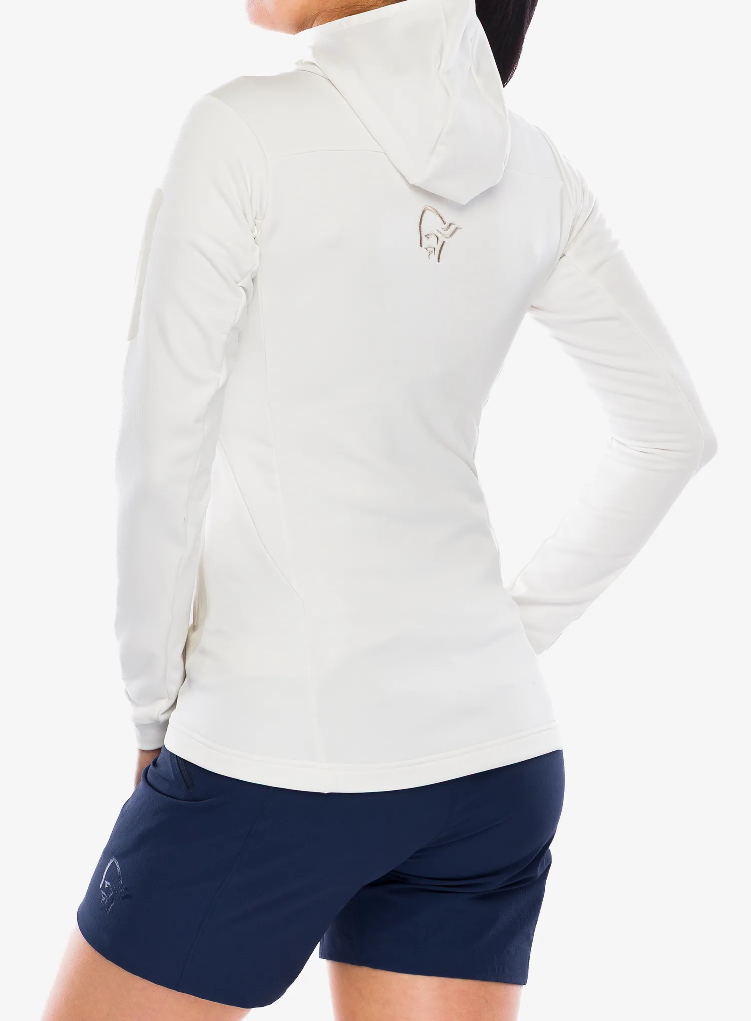 Norrona Falketind Warm2 Stretch Hood Női felső - snow white
