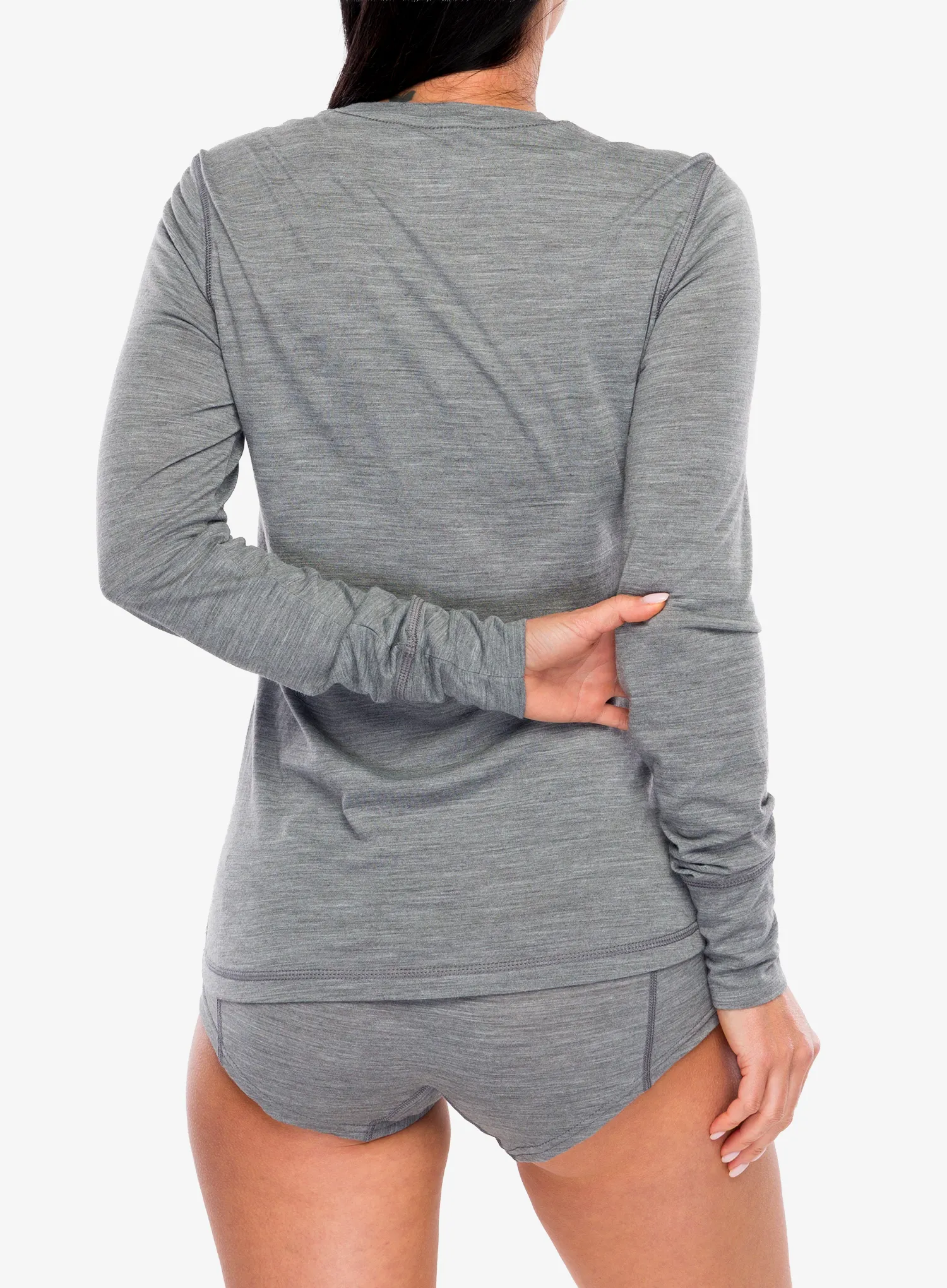 Super.natural Tundra175 Ls Női felső - cashmere grey melange