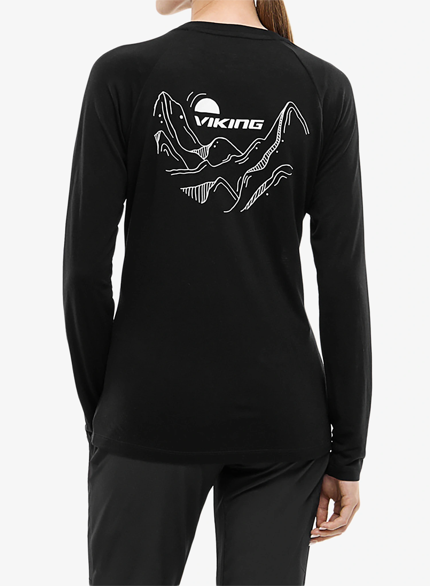 Viking Longsleeve Andali Női felső - black/light grey