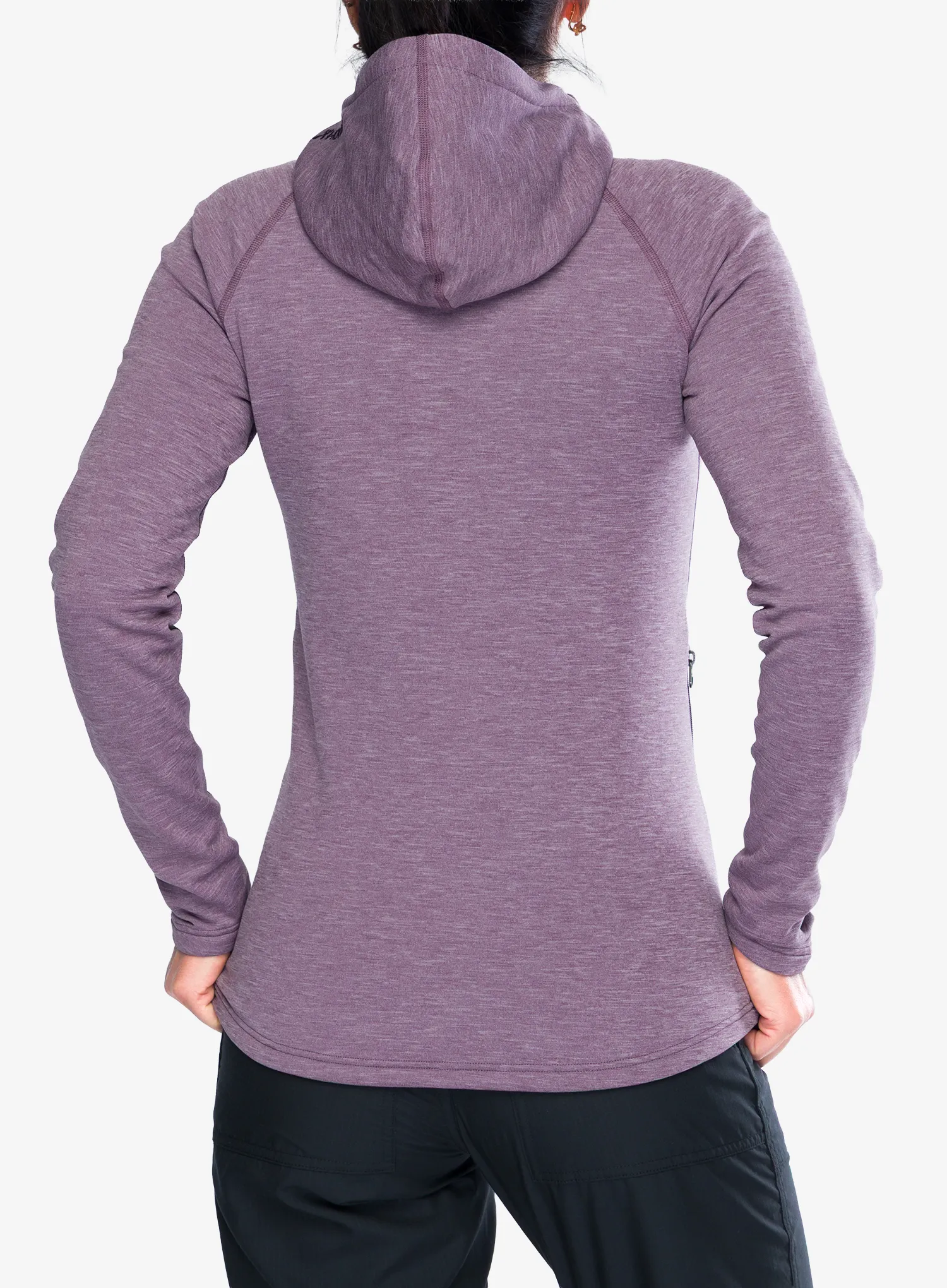 Houdini Outright Houdi Kapucnis női felső - foggy purple