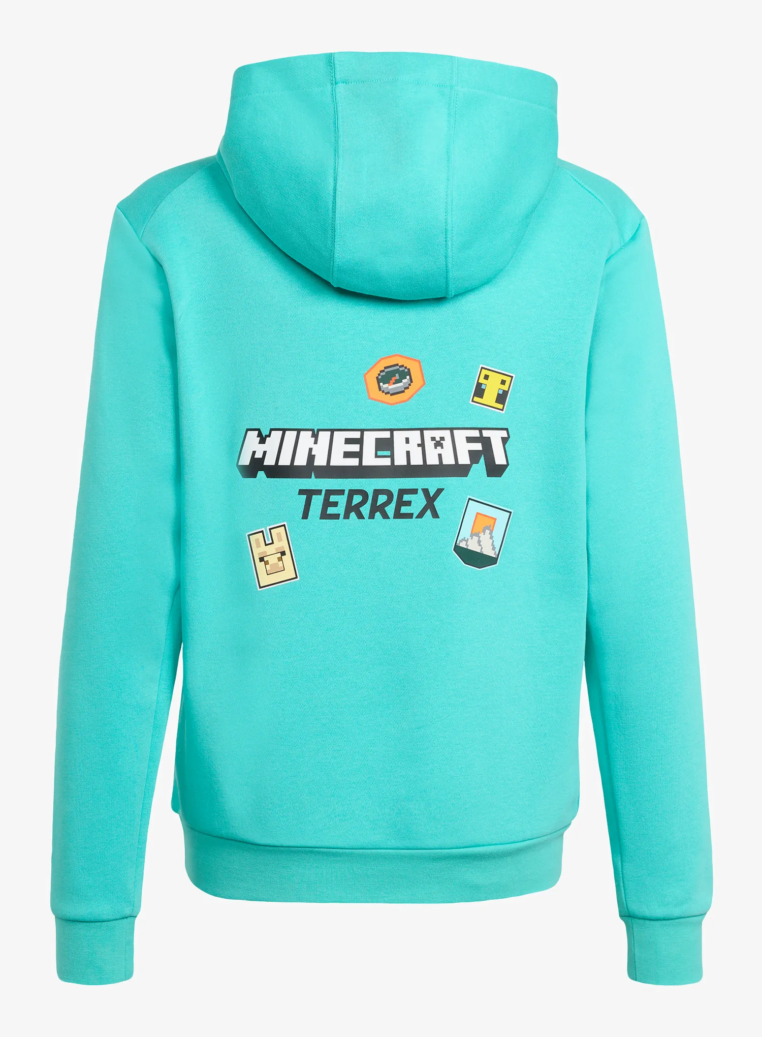adidas TERREX Minecraft Hoodie Gyermek pulóver - semi mint rush