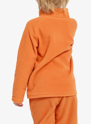 Didriksons Monte Full Zip Gyermek pulóver - orange jam
