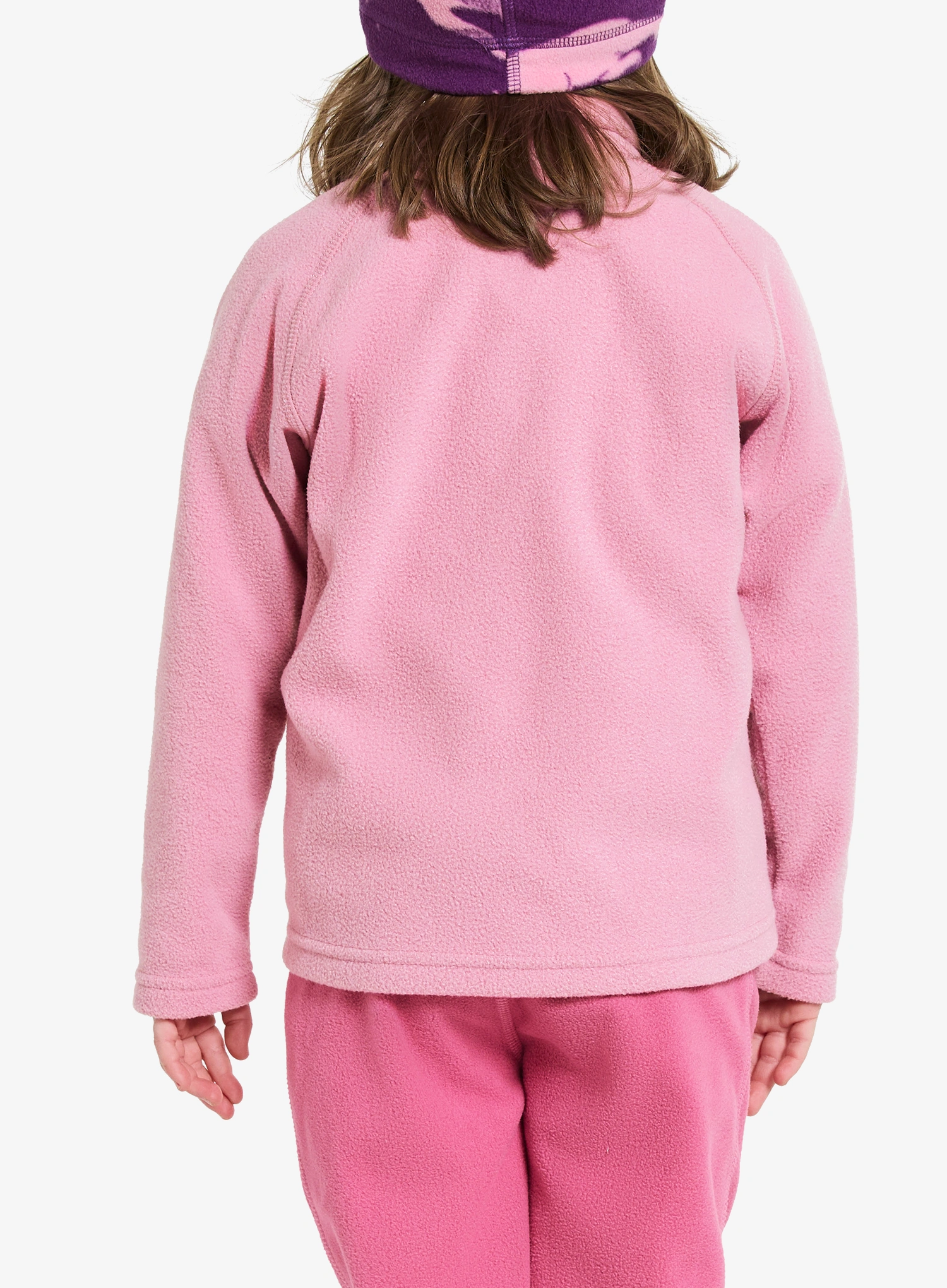 Didriksons Monte Full Zip Lány pulóver - light heather pink