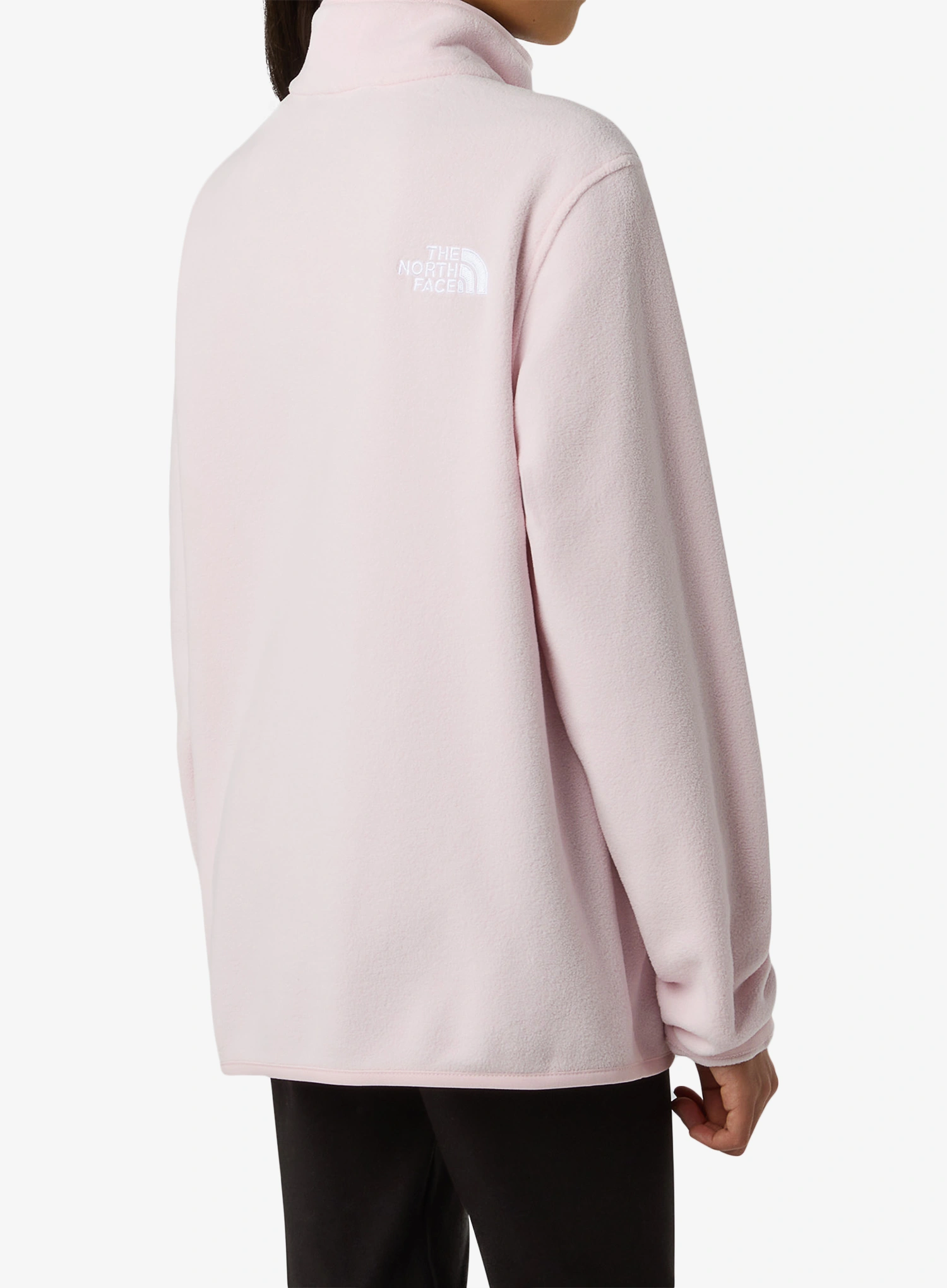 The North Face Glacier 1/4 Zip Pullover Lány pulóver - pale blossom