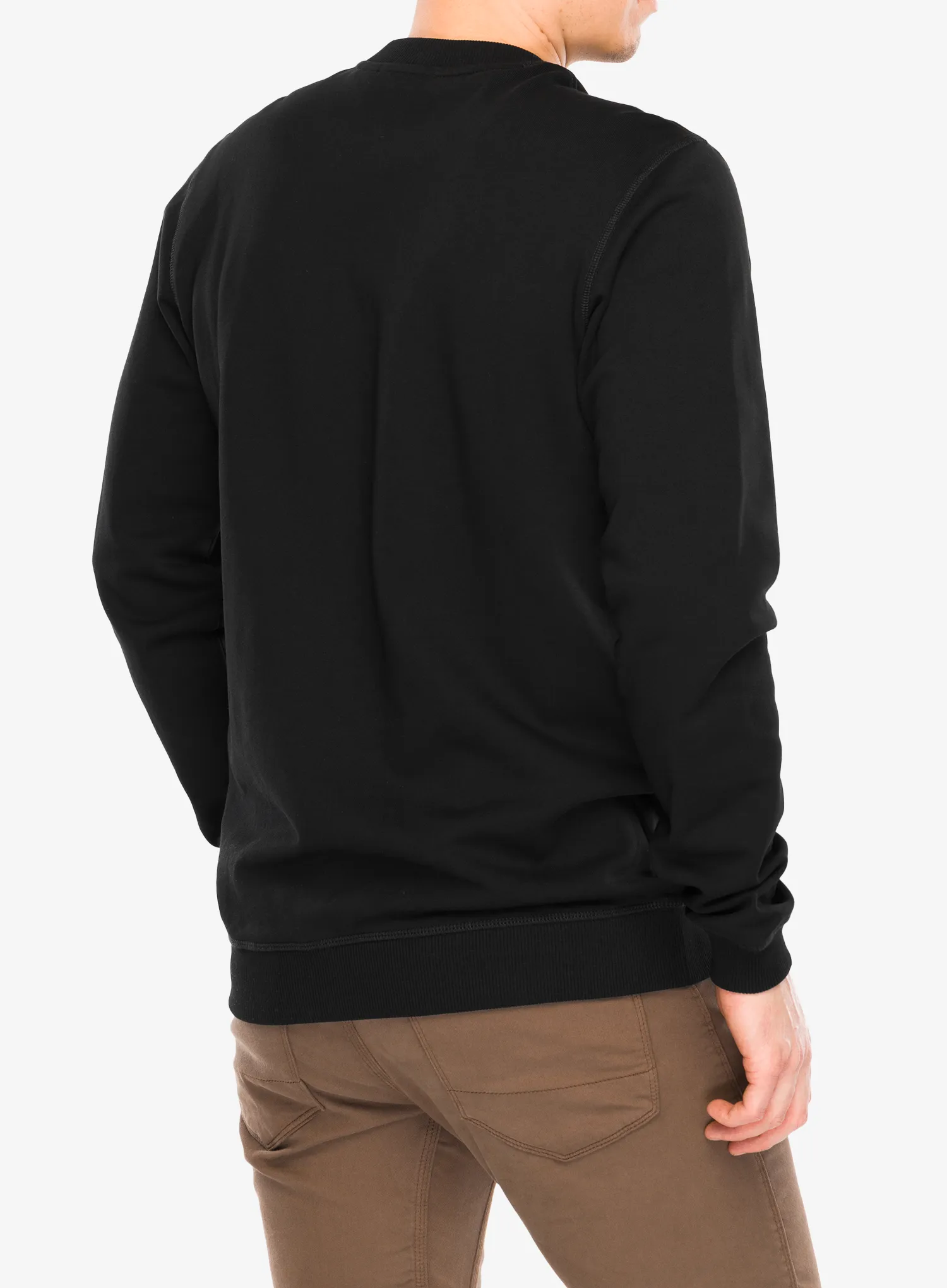 Fjallraven 1960 Logo Badge Sweater Felső - black
