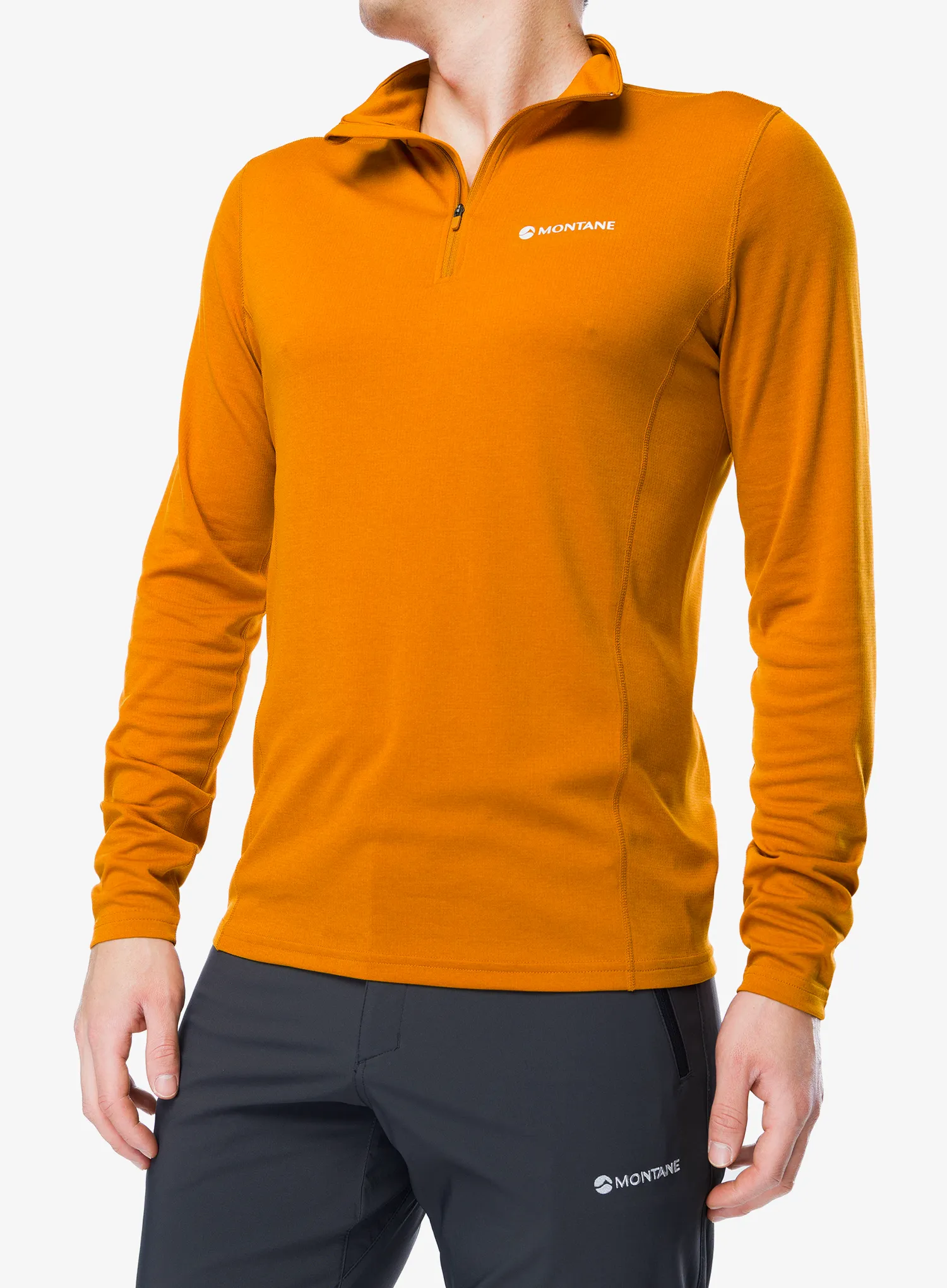 Montane Dart Zip Neck Felső - amber