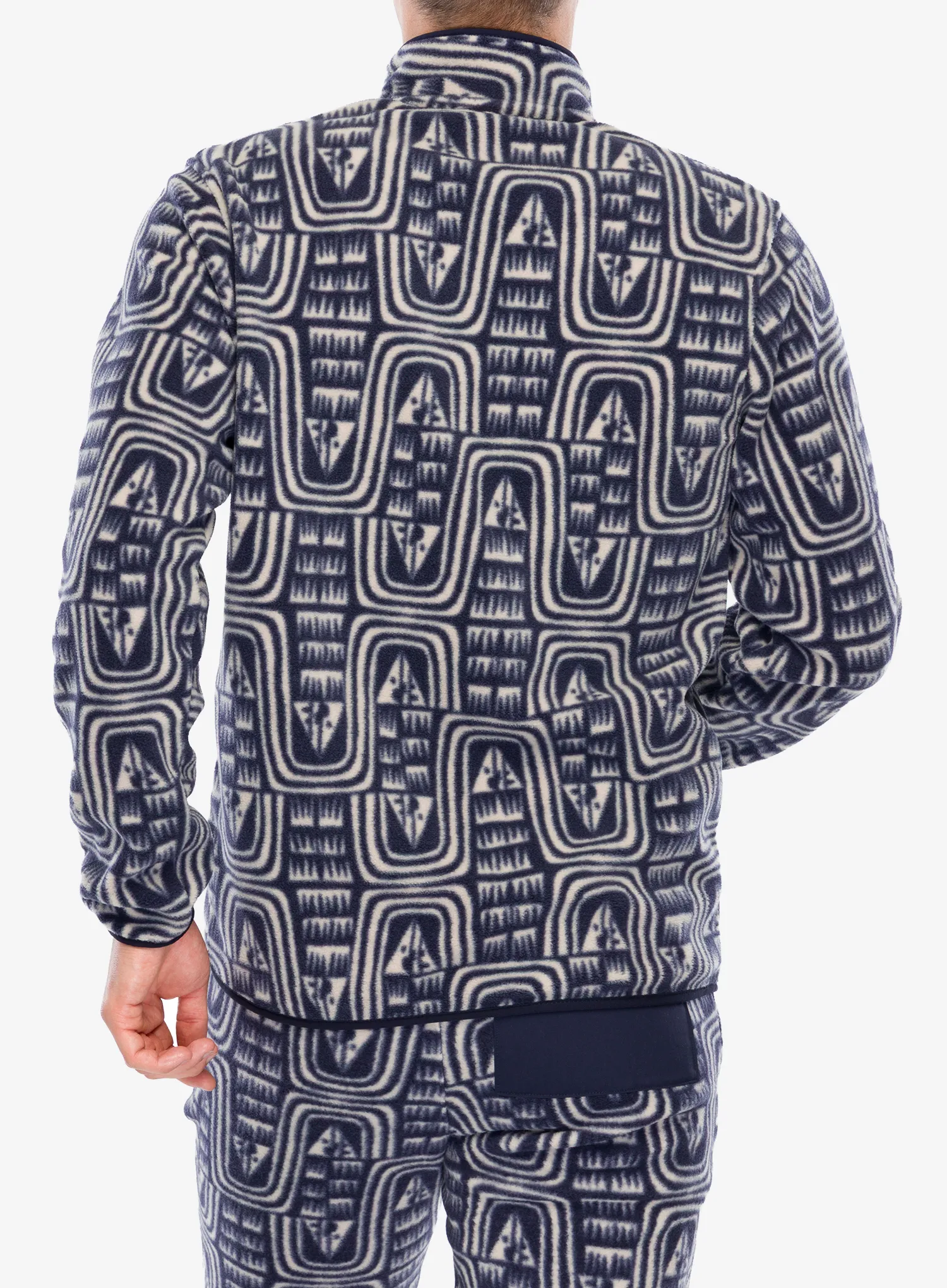 Patagonia Lightweight Synch Snap-T Pullover Felső - flow/sunken blue