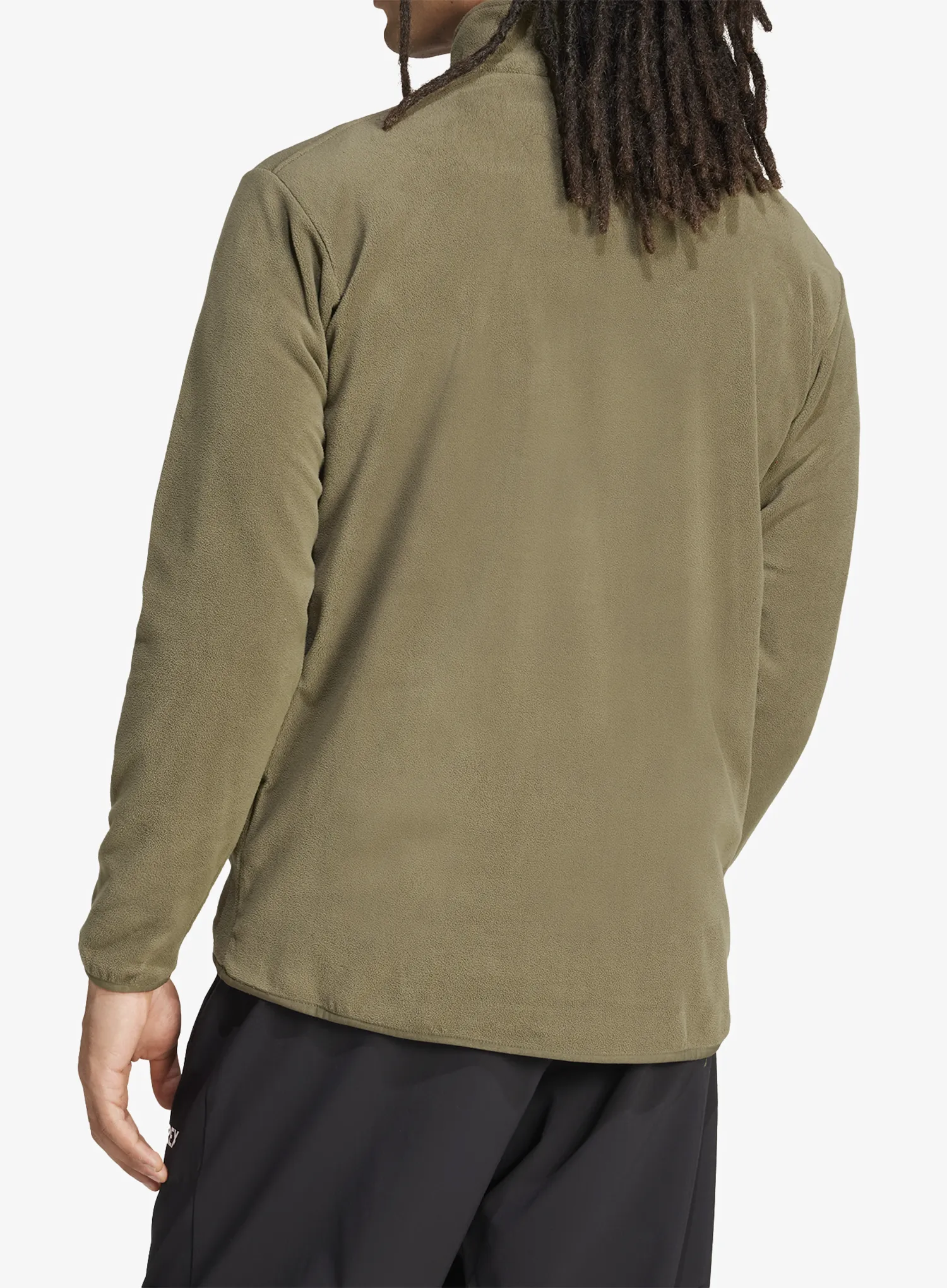 adidas TERREX Multi Essentials 1/2 Zip Fleece Jacket Polárfelső - olive strata/olive strata