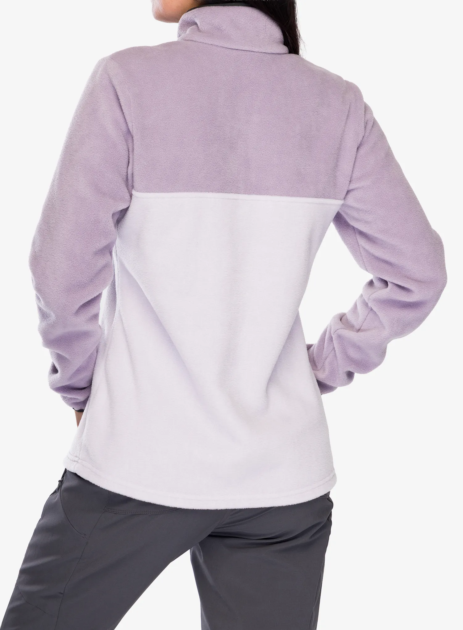 Columbia Benton Springs Half Snap Pull Over II Női polárfelső - pearl/shale purple/shark