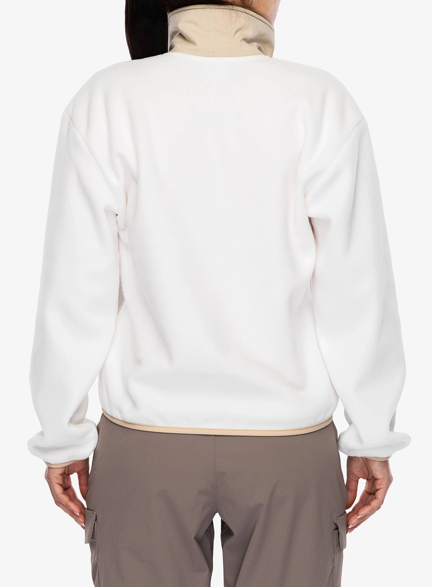 Columbia Sequoia Grove Half Zip Fleece Női polárfelső - sea salt/dark stone/a.fossil