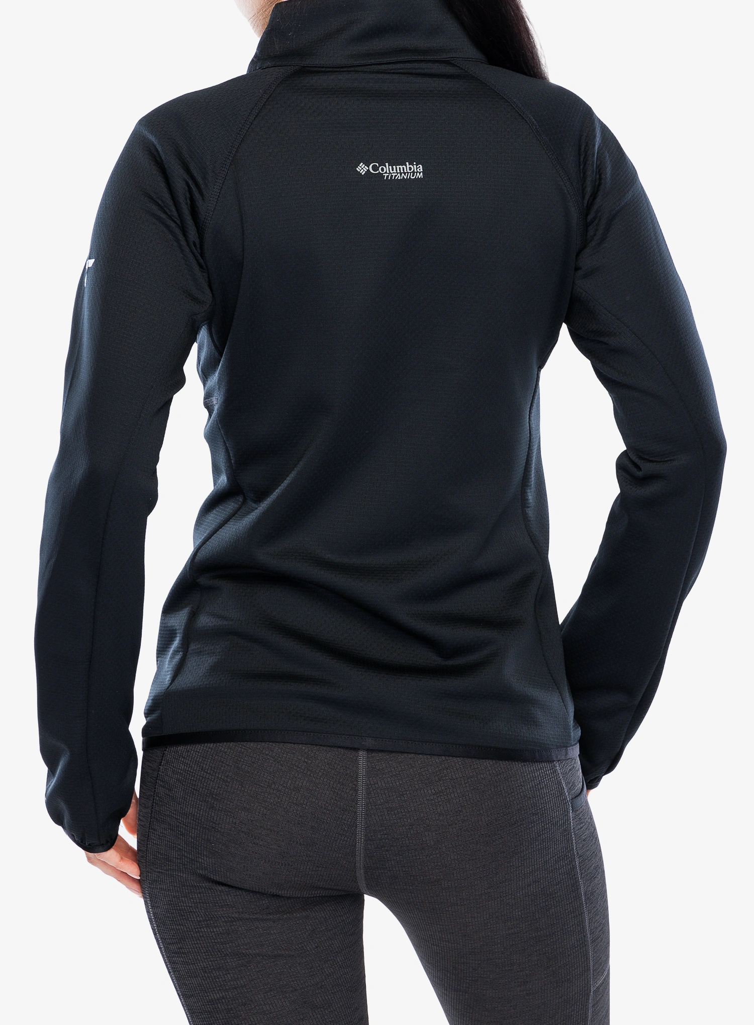 Columbia Triple Canyon Grid Fleece Full Zip Női polárfelső - black/black