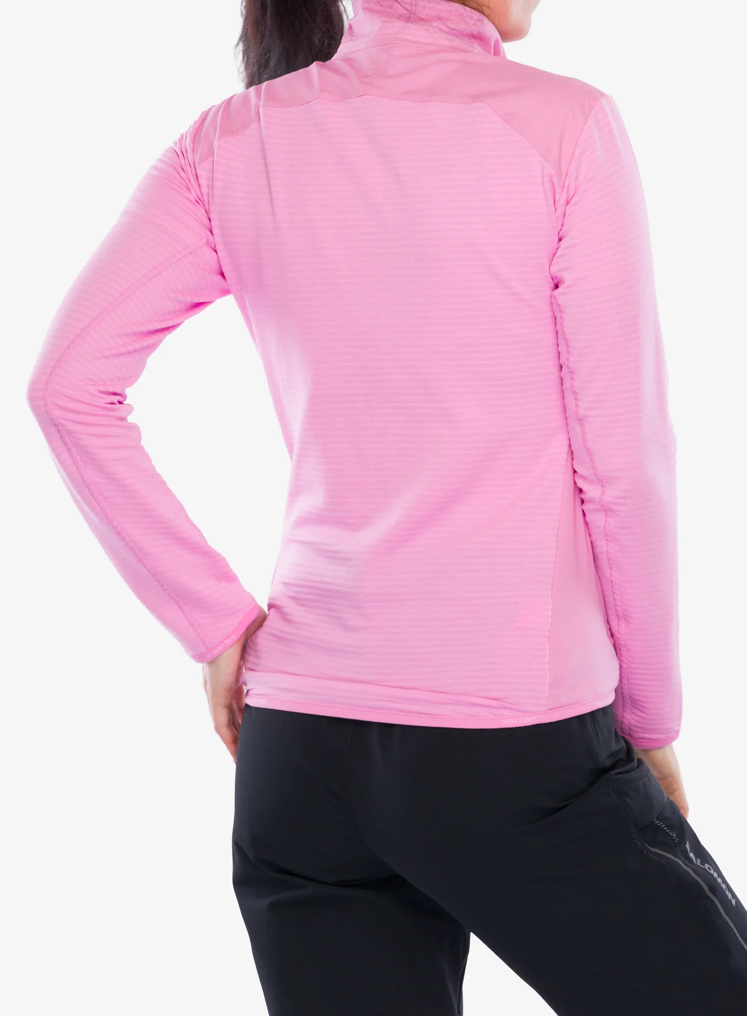 Salomon Essential Lightwarm Hybrid Női polárfelső - cyclamen