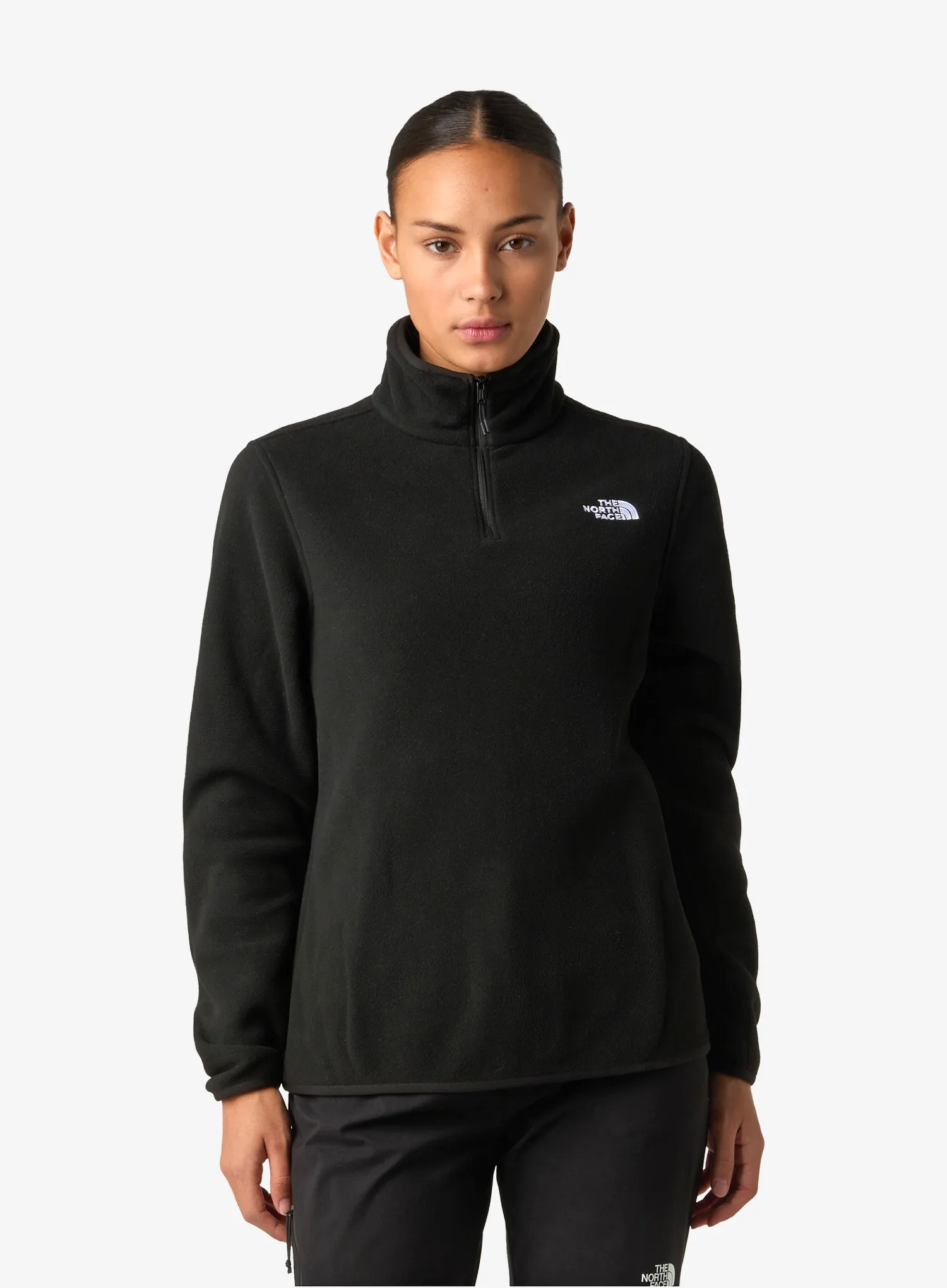 The North Face Glacier Fleece 1/4 Zip Jacket Női polárfelső - tnf black