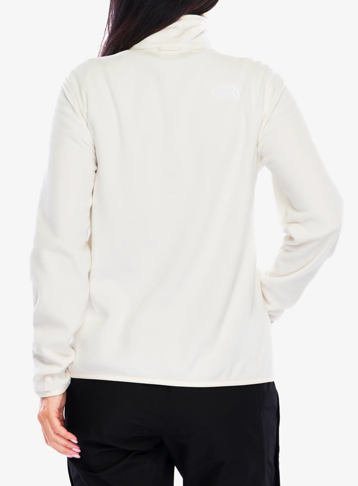 The North Face Glacier Fleece Jacket Női polárfelső - white dune