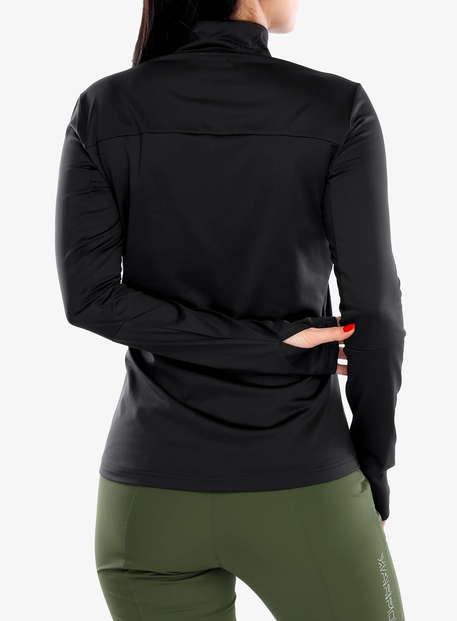 Vaude Livigno Halfzip II Női polárfelső - black uni