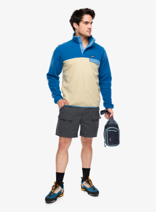 Patagonia Lightweight Synch Snap-T Pullover Polárfelső - nautilus tan