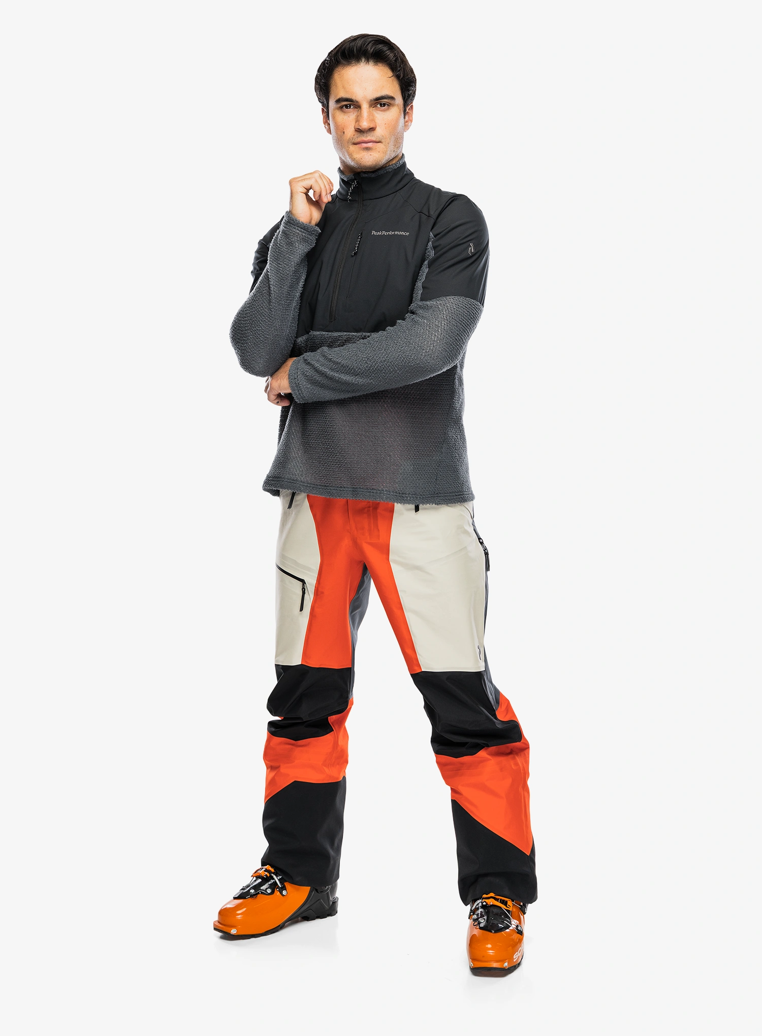 Peak Performance Freelight Alpha Half Zip Polárfelső - mountain mist