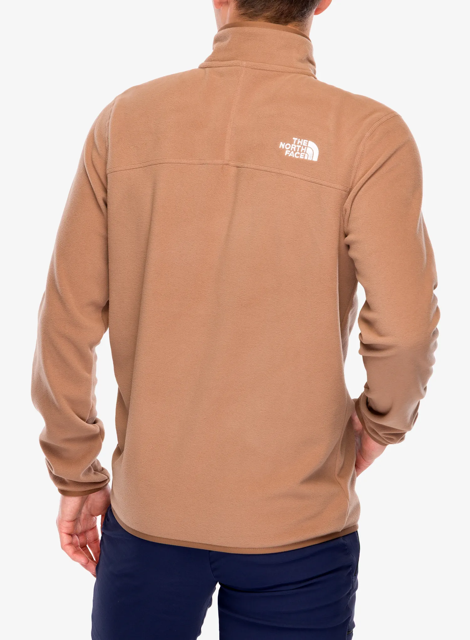 The North Face 100 Glacier 1/4 Zip Polárfelső - latte