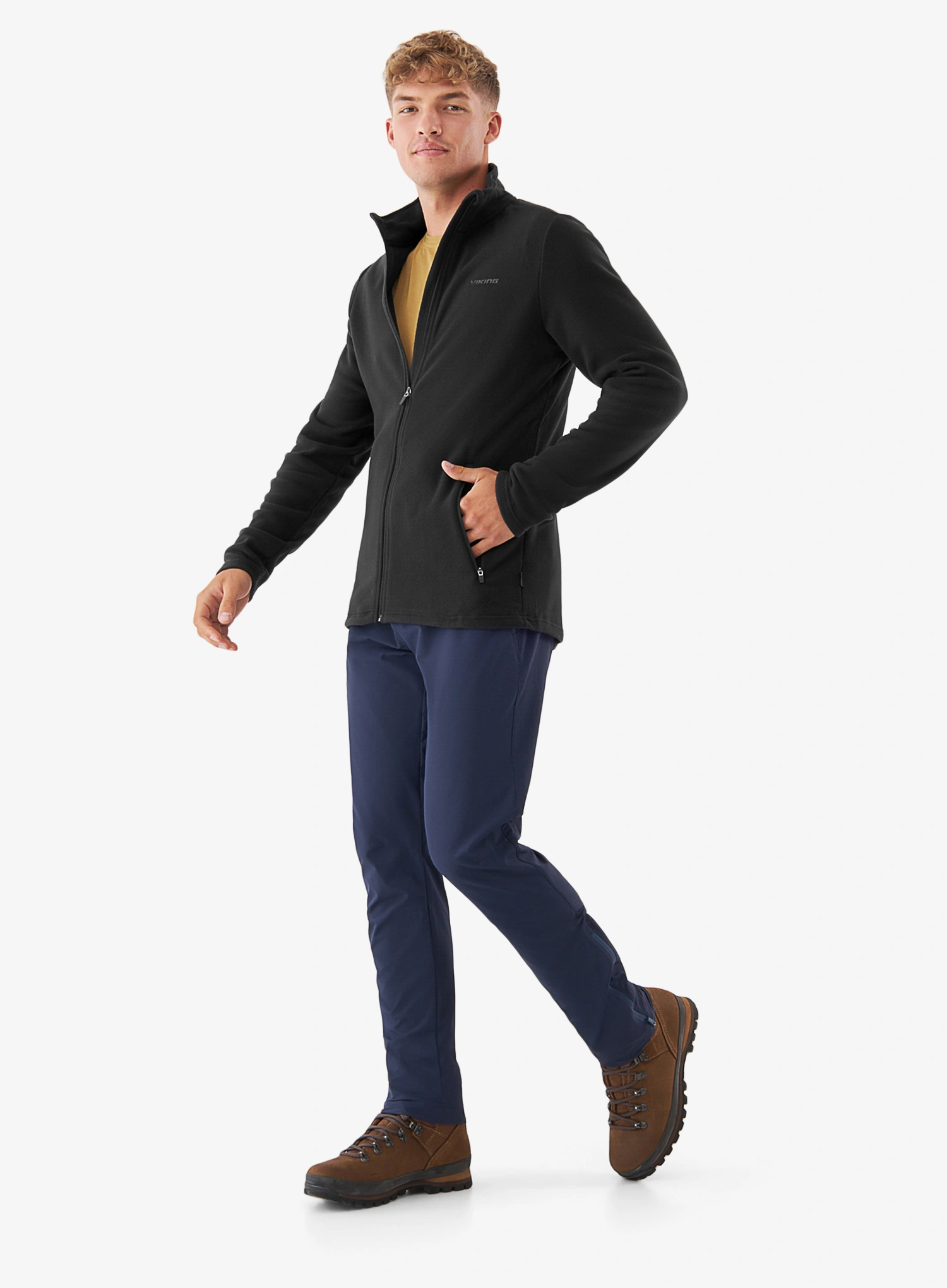 Viking Midlayer Fleece Tesero Polartec Polárfelső - black