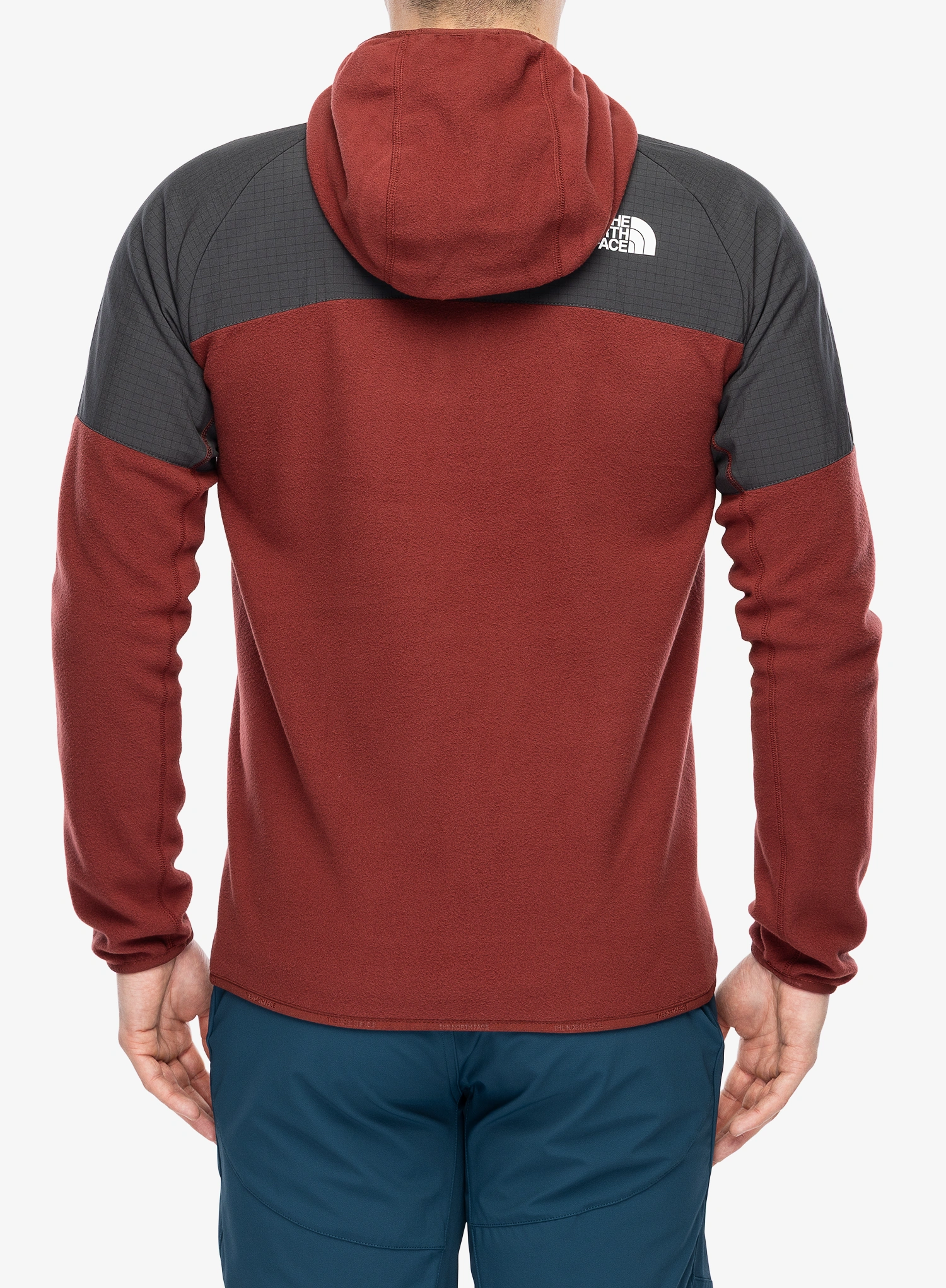 The North Face Glacier Heavyweight Full Zip HD Polárfelső - sumac/asphalt grey