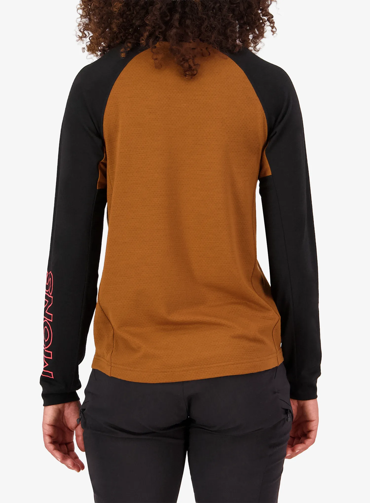 Mons Royale Tarn Merino Long Sleeve Női kerékpáros felső - caramel/black