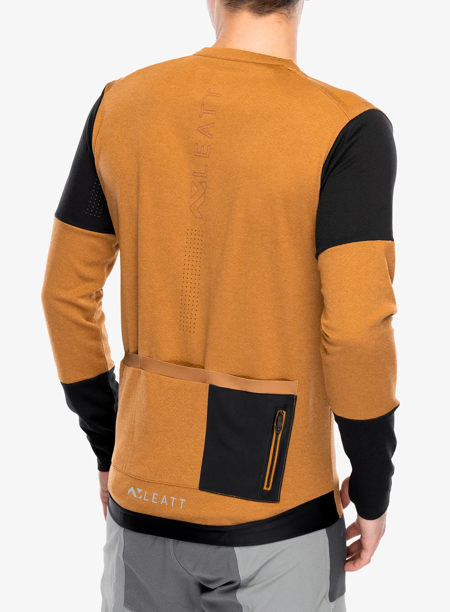 Leatt Jersey MTB Trail 4.0 Kerékpáros felső - peanut