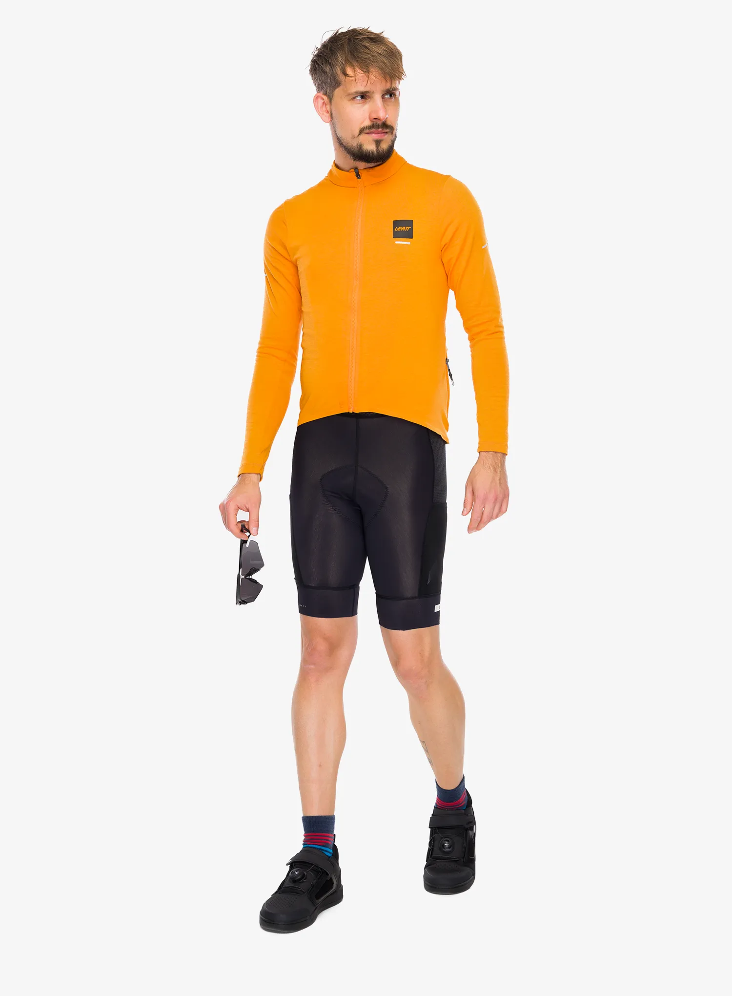 Leatt MTB Endurance 4.0 Long Sleeve Kerékpáros felső - lager yellow